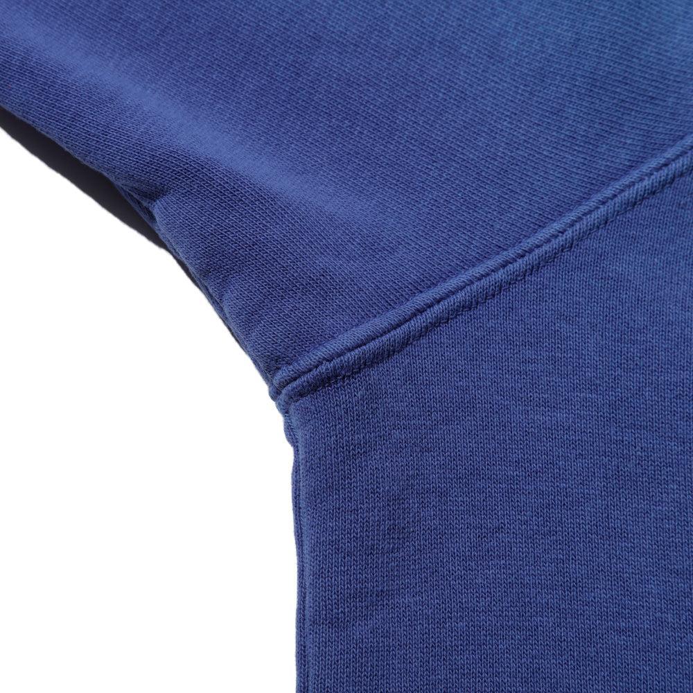 The Real McCoy's 9 oz Loopwheel Raglan Hooded Sweatshirt Faded Navy-Hooded Sweatshirt-Clutch Cafe