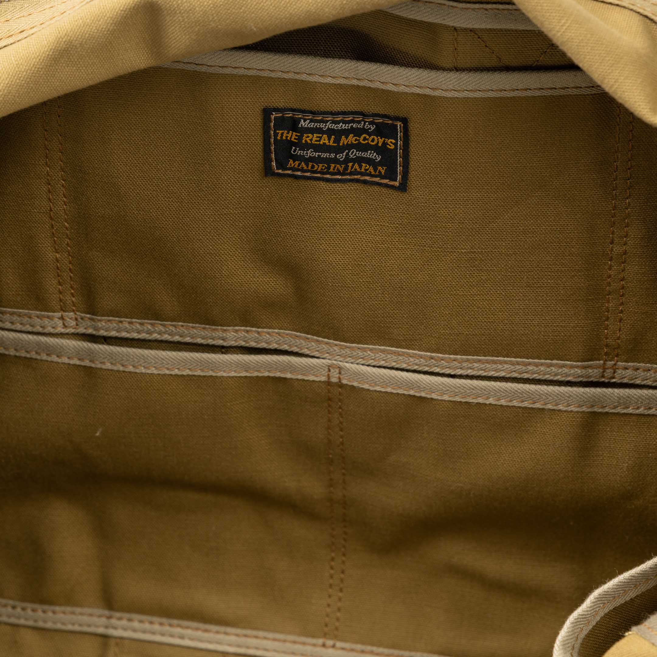 The Real McCoy's Aviator's Kit Bag 6505-1 Khaki-Bag-Clutch Cafe