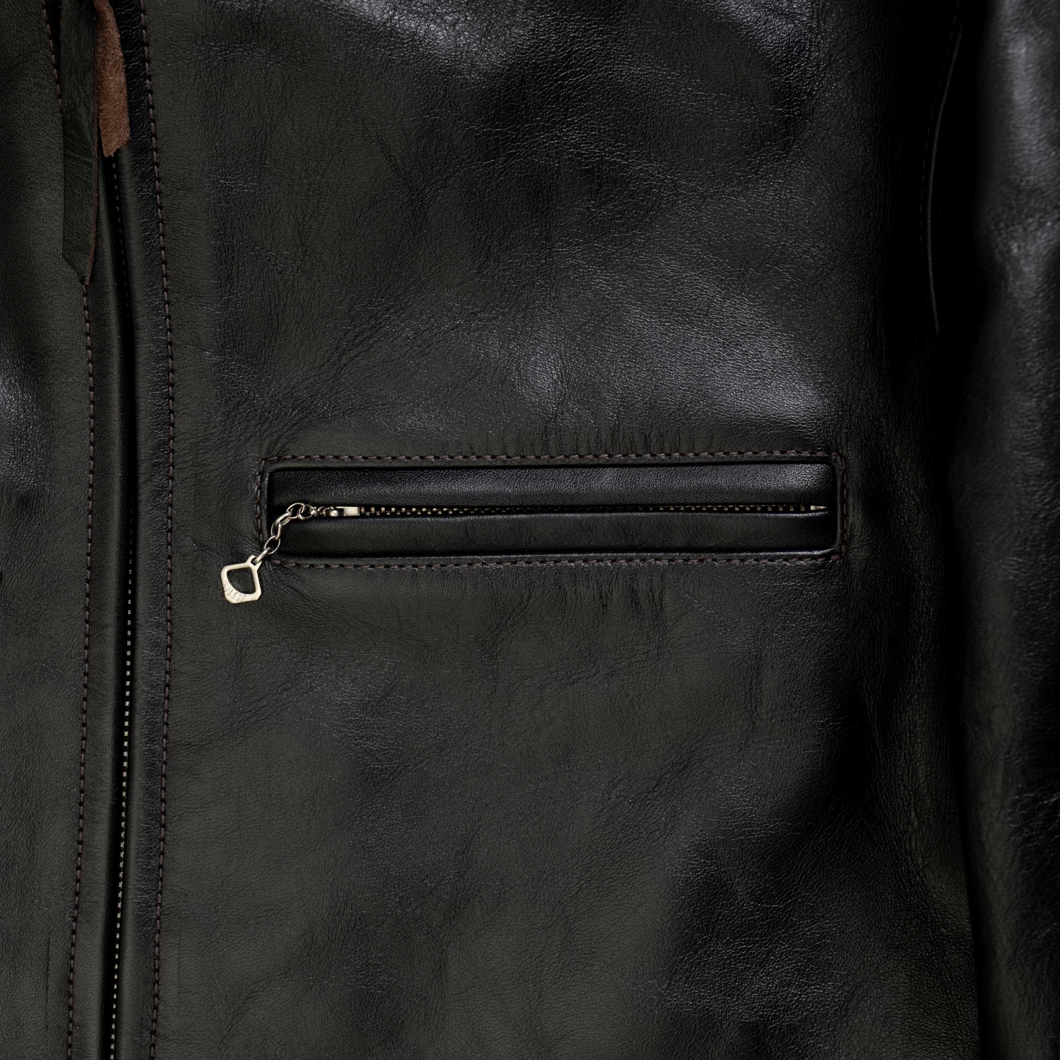 The Real McCoy's Buco J-100 Leather Jacket Black-Leather Jacket-Clutch Cafe