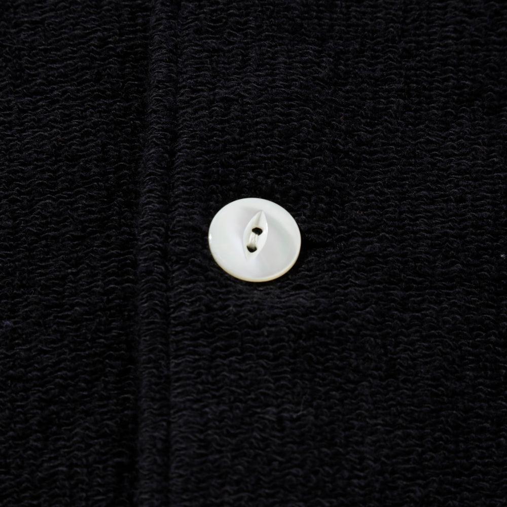 The Real McCoy's Cotton Pile Beach Shirt Black-Shirt-Clutch Cafe