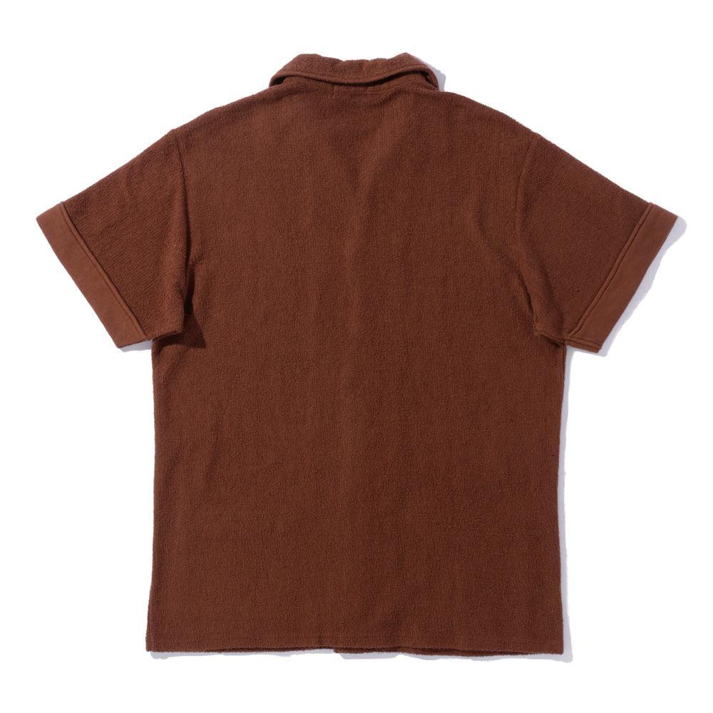The Real McCoy's Cotton Pile Beach Shirt Brown-Shirt-Clutch Cafe