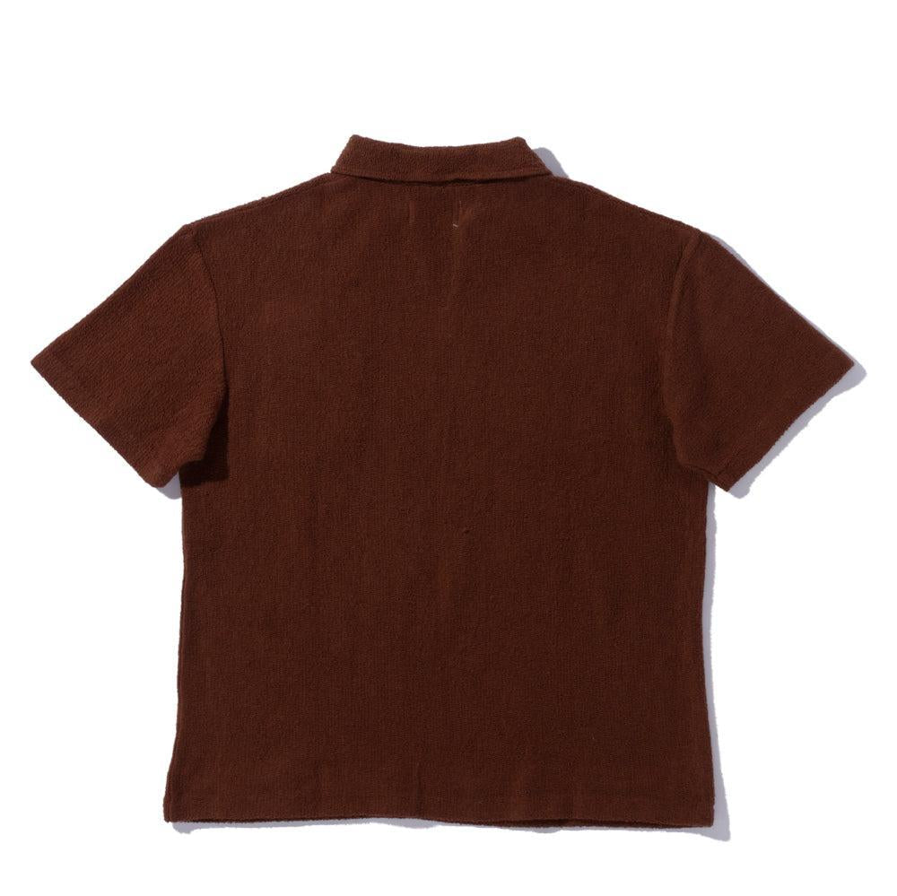The Real McCoy's Cotton Pile Skipper Brown-Top-Clutch Cafe