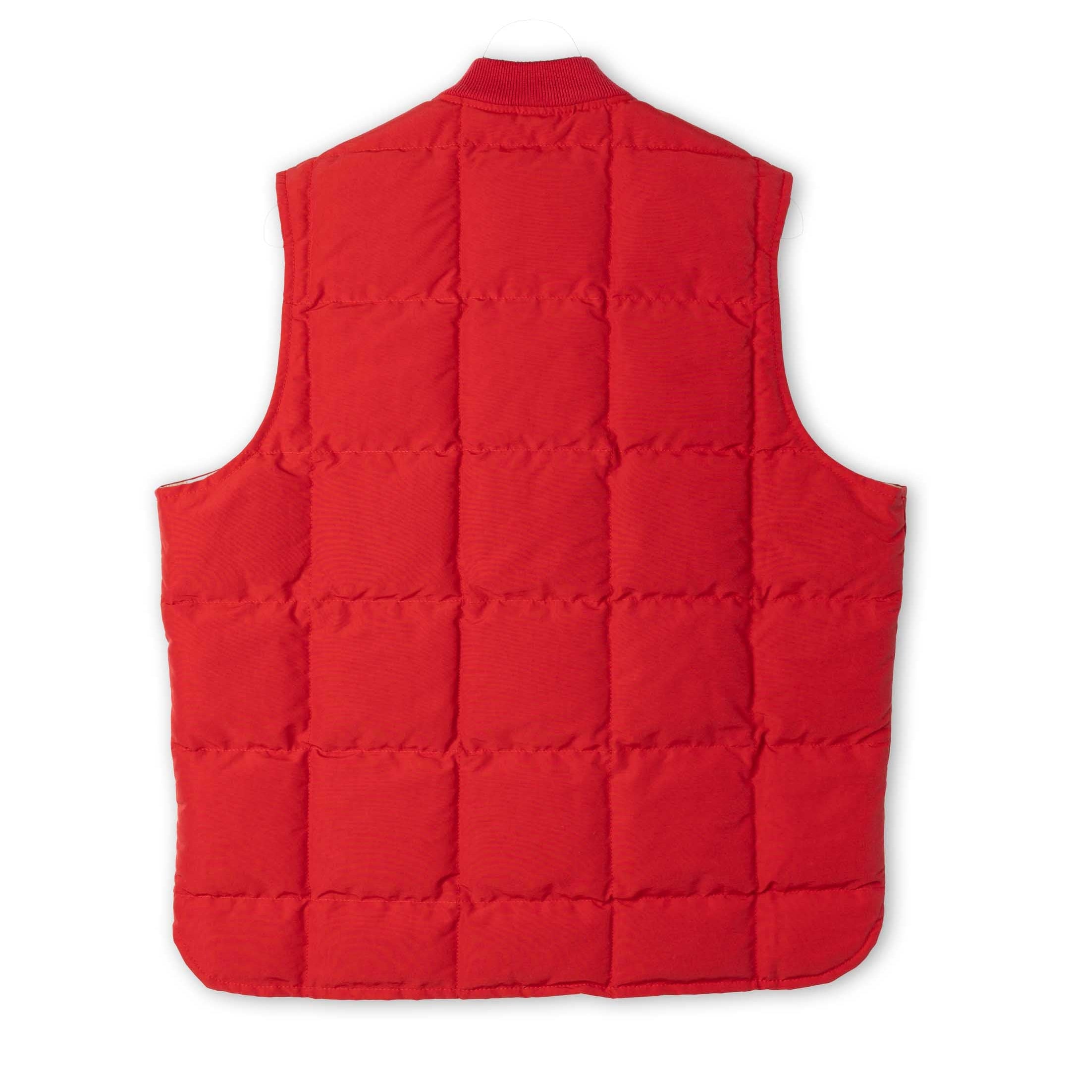 The Real McCoy's Cotton/Nylon Down Vest Red-Down Vest-Clutch Cafe