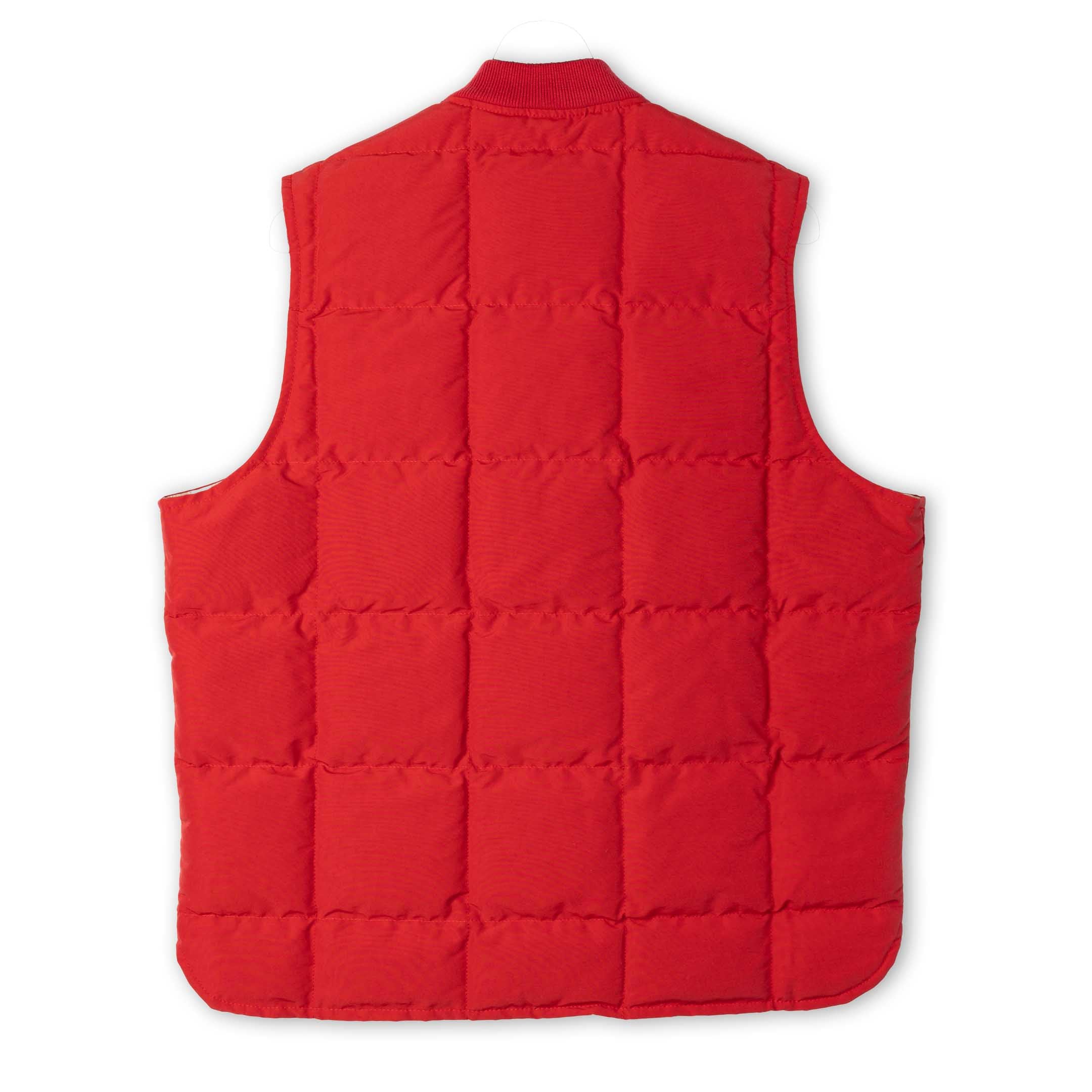 The Real McCoy's Cotton/Nylon Down Vest Red-Down Vest-Clutch Cafe