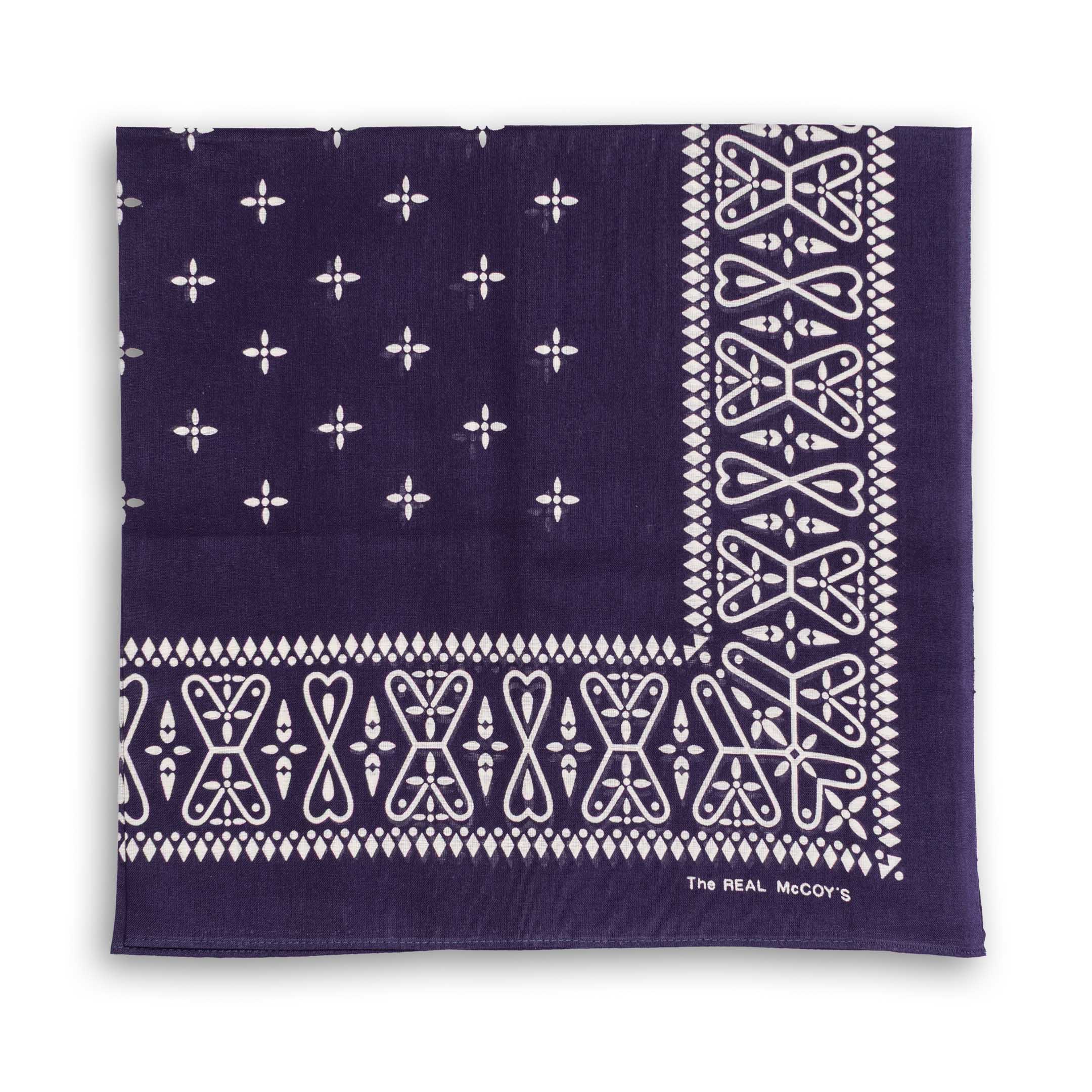 The Real McCoy's Cross Bandana Navy-Bandana-Clutch Cafe