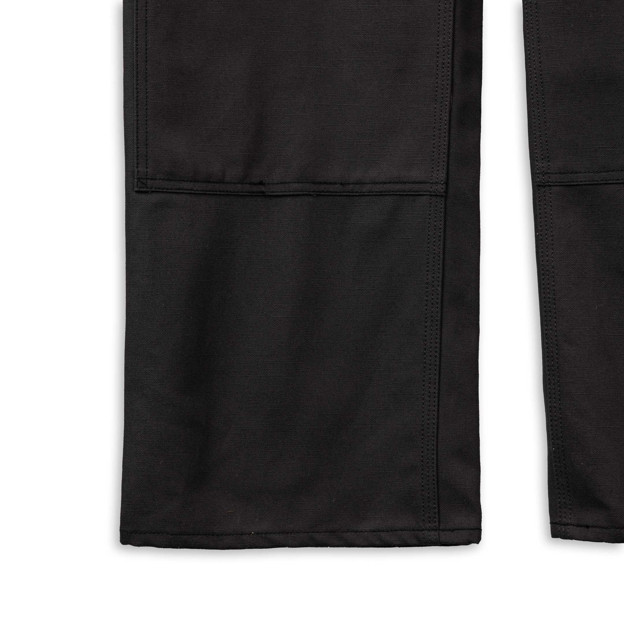 The Real McCoy's Double-Knee Work Trousers Charcoal-Trousers-Clutch Cafe