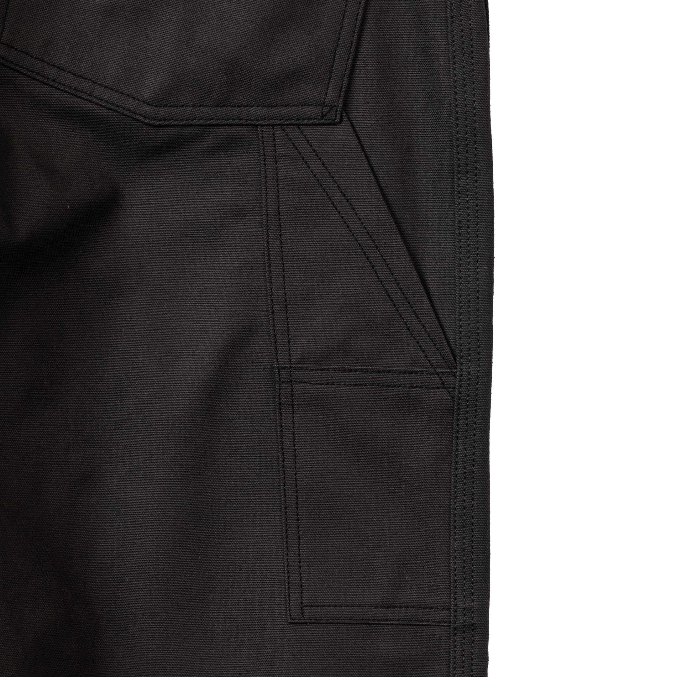 The Real McCoy's Double-Knee Work Trousers Charcoal-Trousers-Clutch Cafe