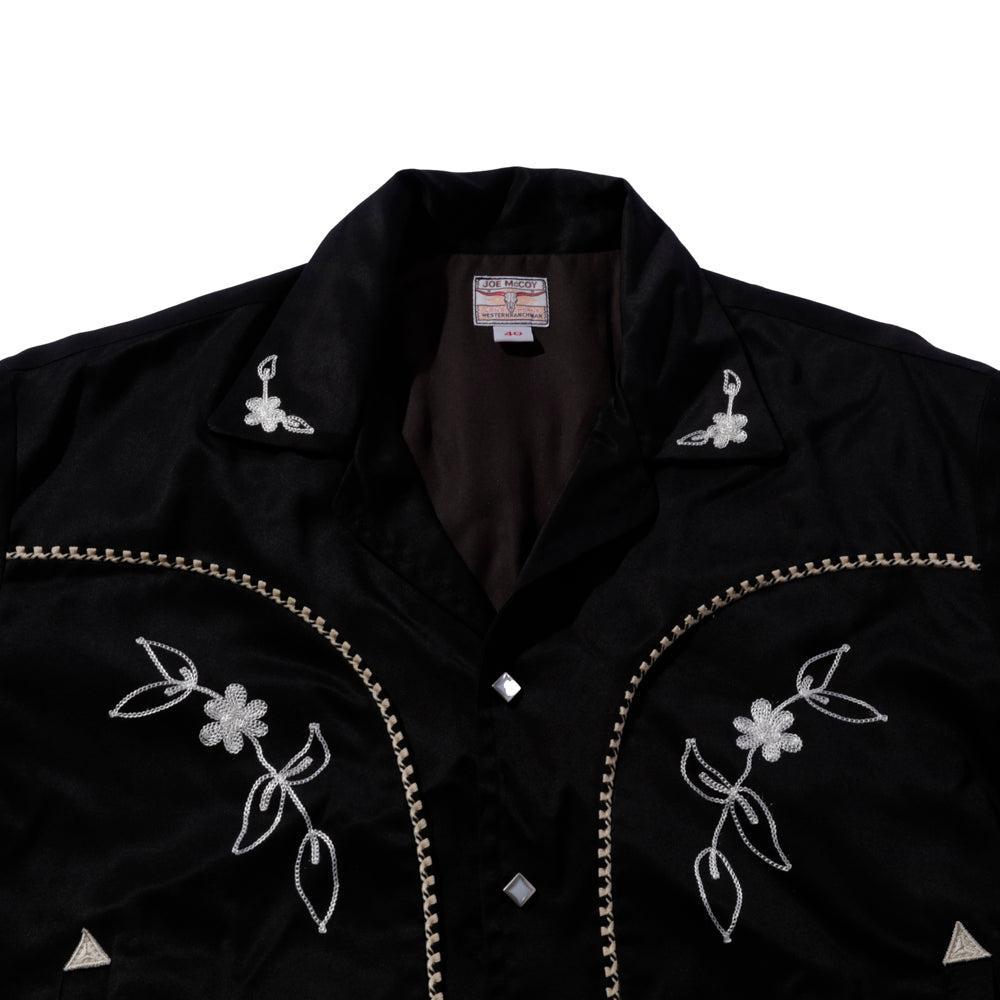 The Real McCoy's Embroidered Rayon Western Jacket Black-Jacket-Clutch Cafe