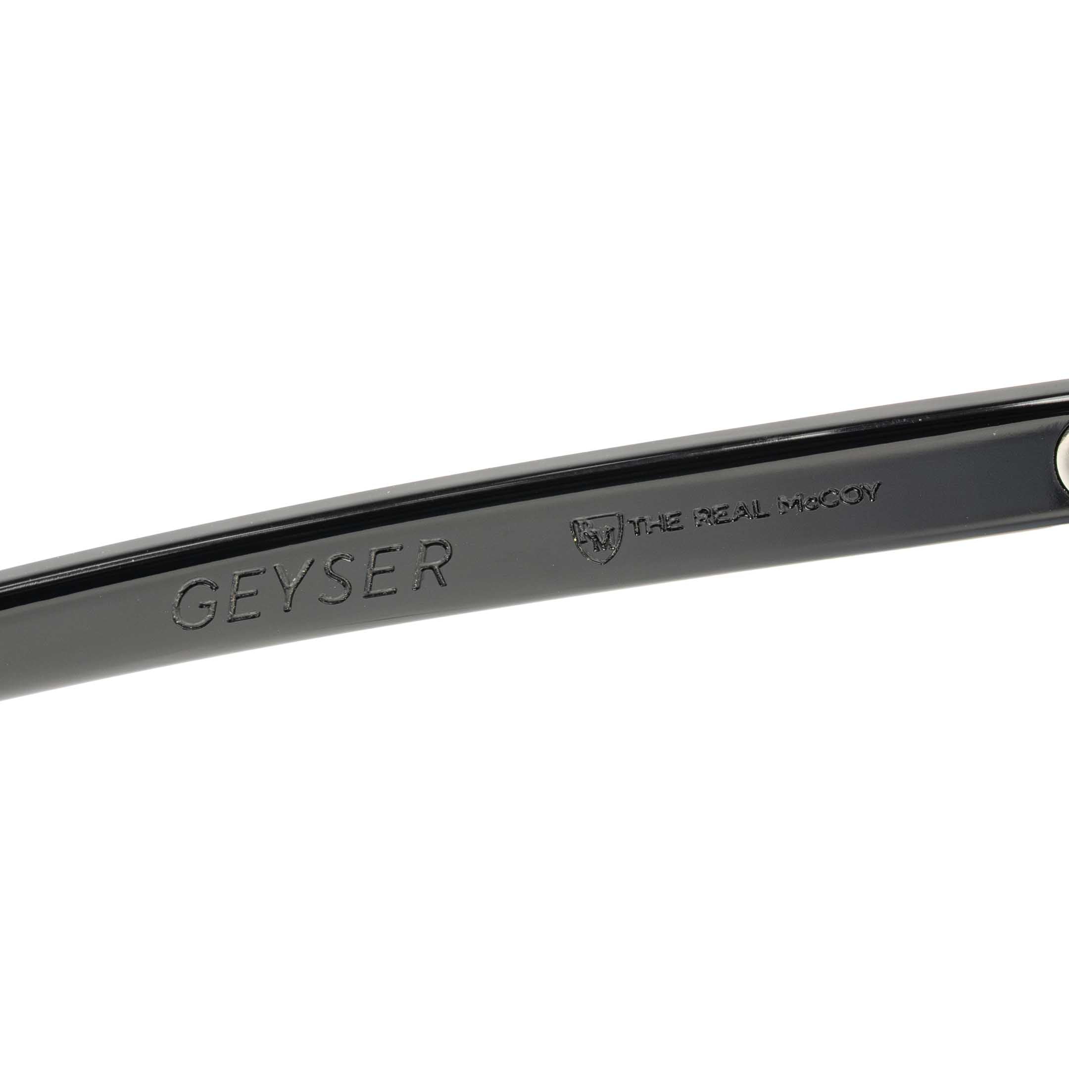 The Real McCoy's Geyser Sunglasses Black/Blue-Sunglasses-Clutch Cafe