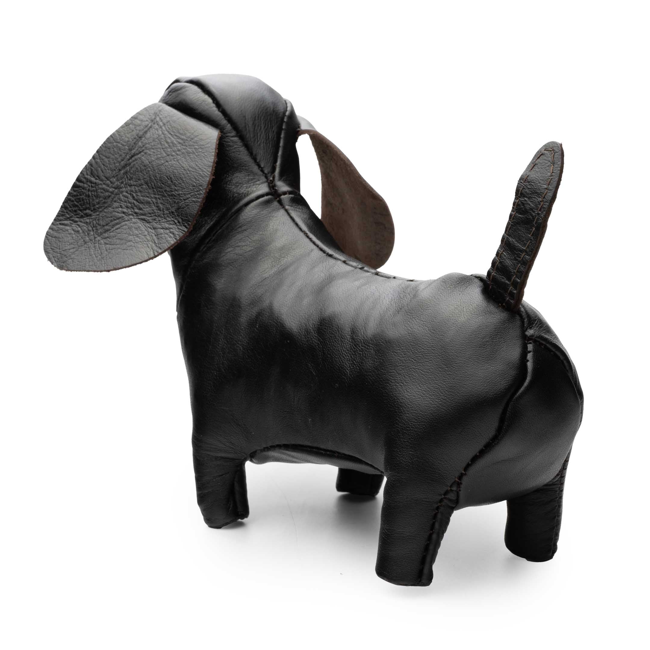 The Real McCoy's Handcrafted Horsehide Leather Animal Dachshund (small)-Leather Animal-Clutch Cafe