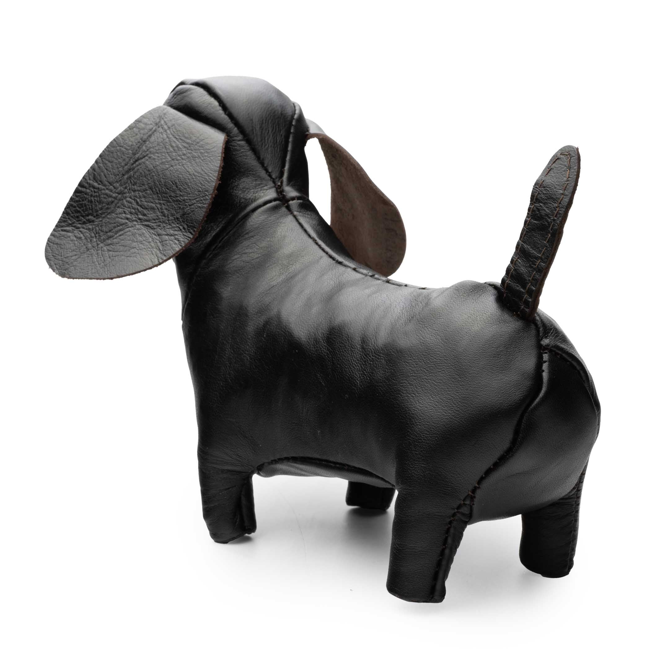 The Real McCoy's Handcrafted Horsehide Leather Animal Dachshund (small)-Leather Animal-Clutch Cafe