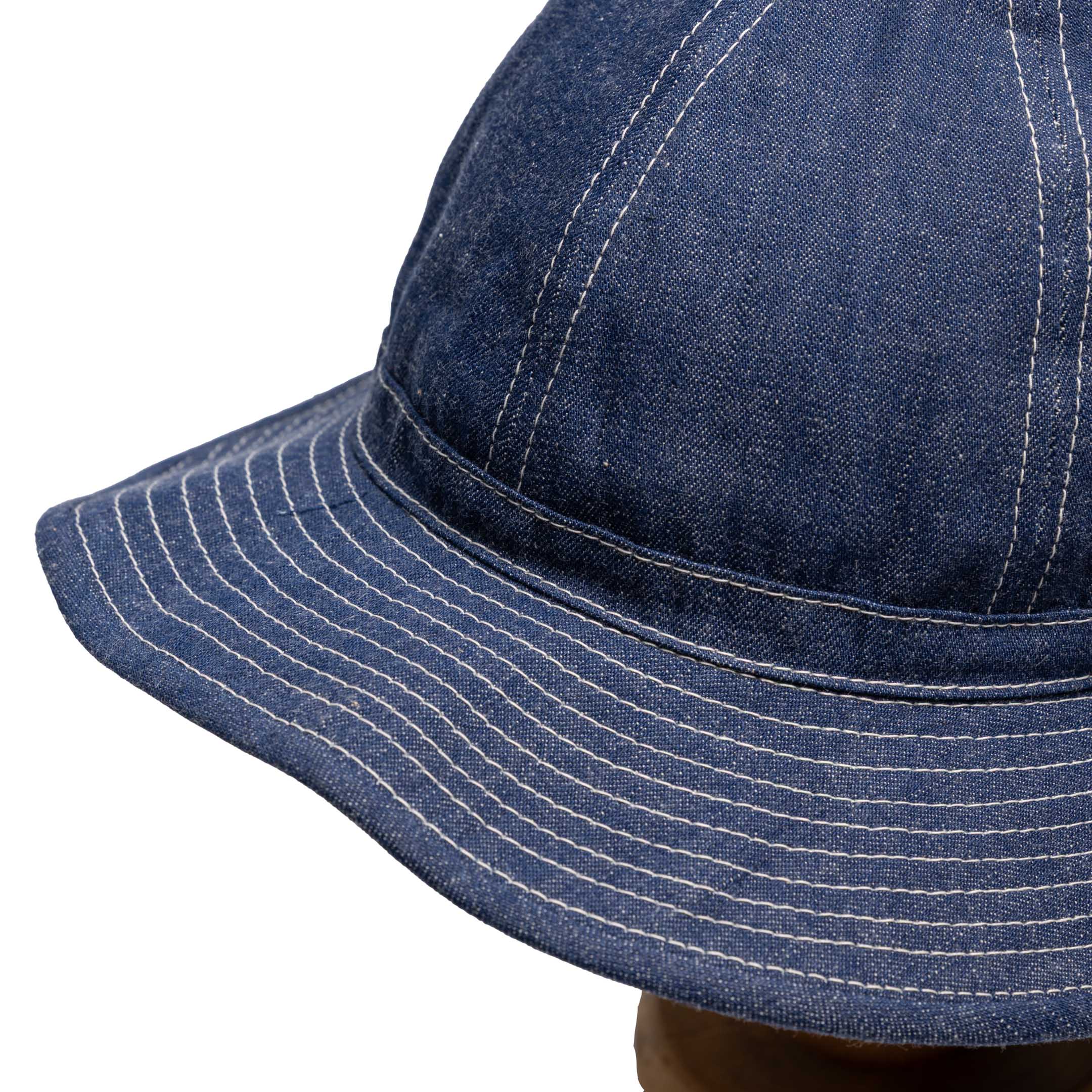The Real McCoy's Hat, Working, Denim, Blue-Hat-Clutch Cafe