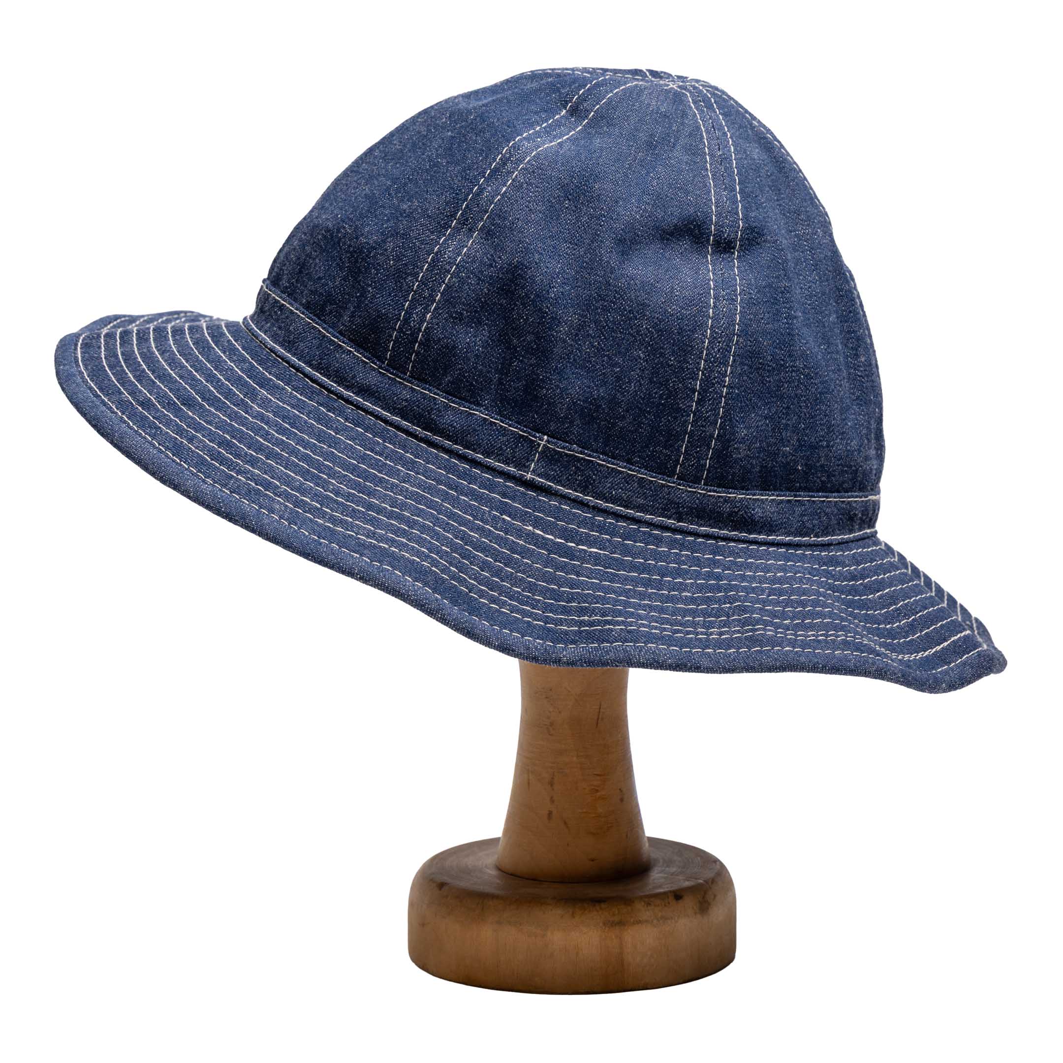 The Real McCoy's Hat, Working, Denim, Blue-Hat-Clutch Cafe