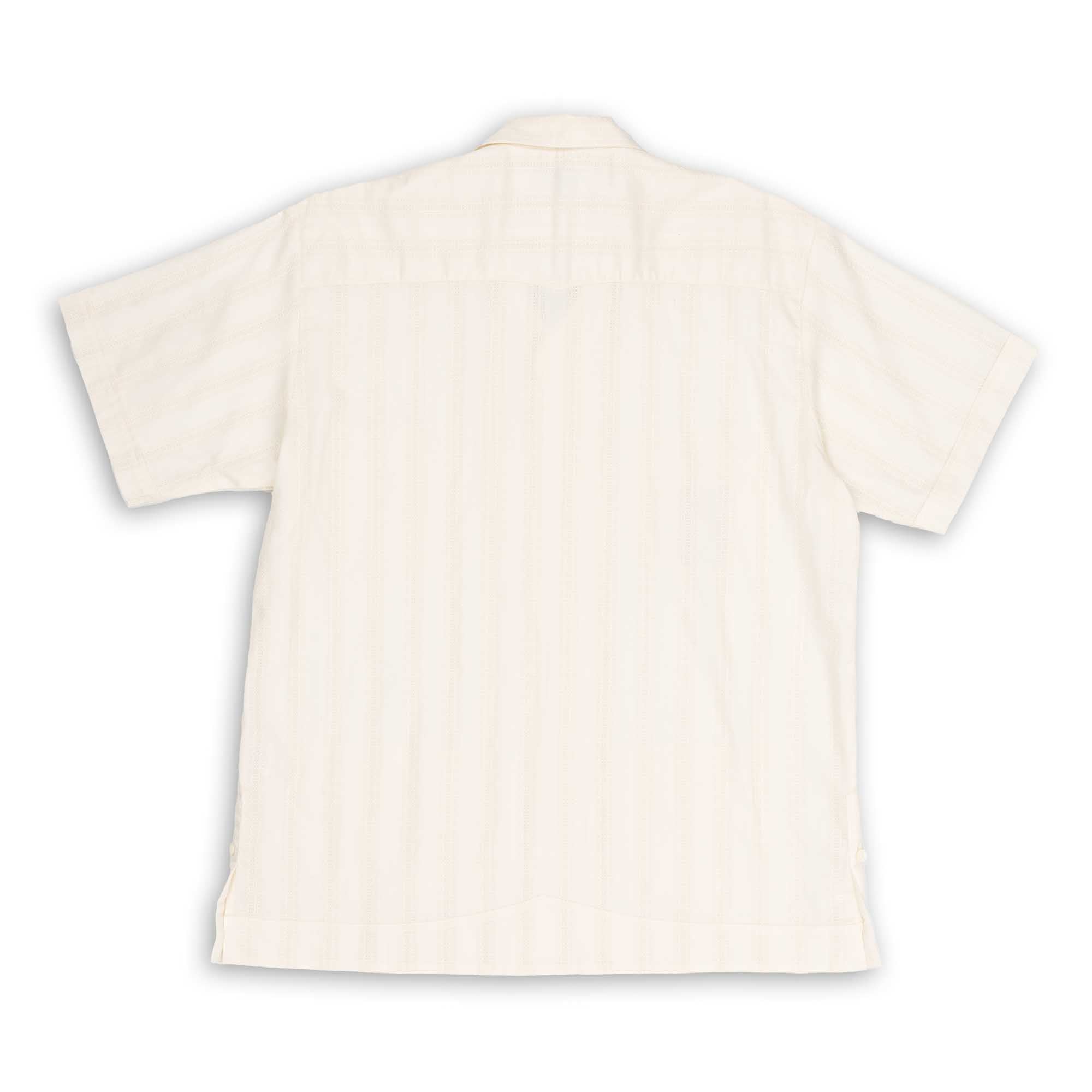 The Real McCoy's Joe McCoy Cuban Shirt Ecru-Clutch Cafe