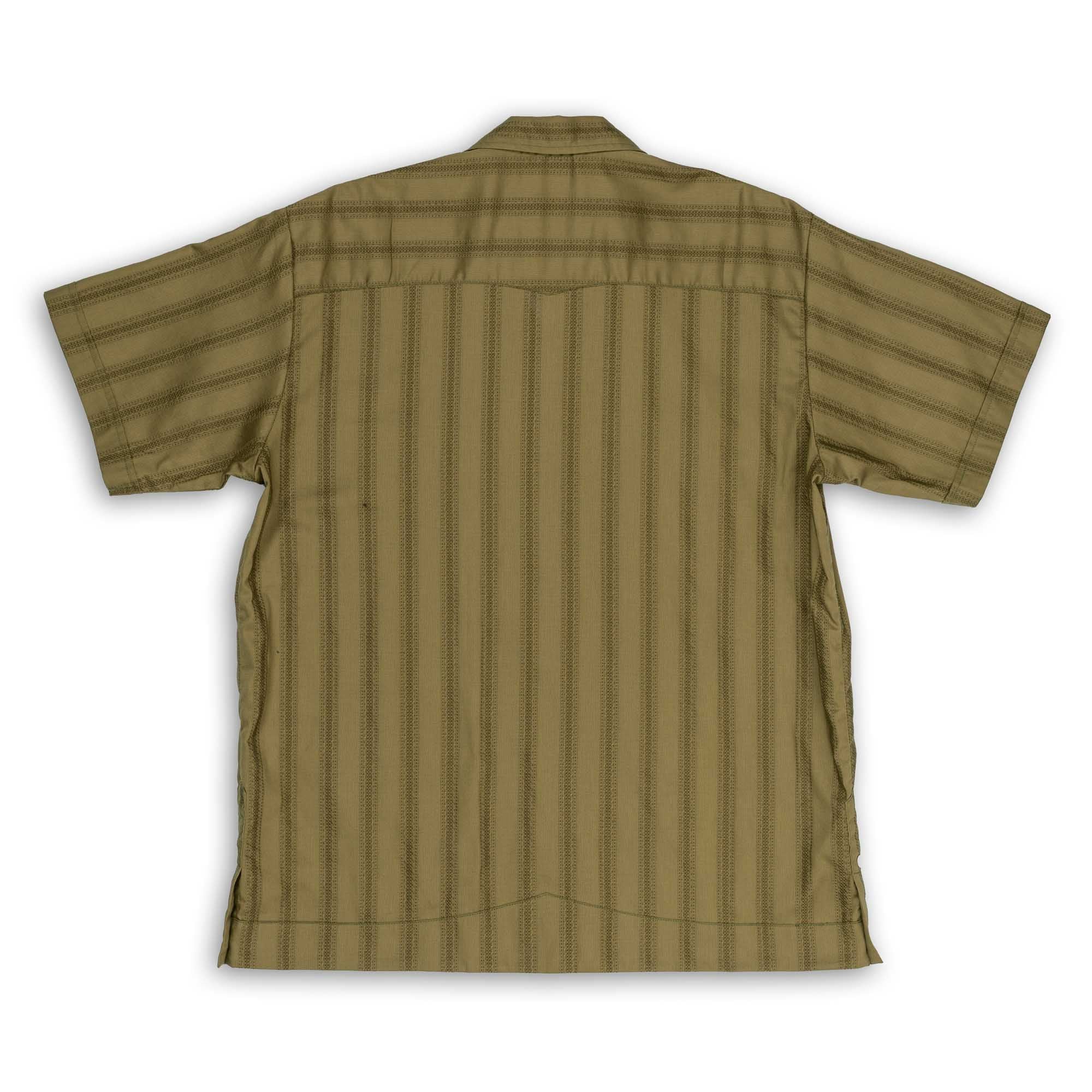 The Real McCoy's Joe McCoy Cuban Shirt Olive-Clutch Cafe