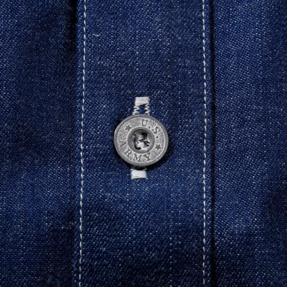 The Real McCoy's Jumper, Working, Denim Blue-Shirt-Clutch Cafe