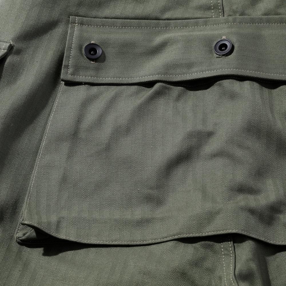 The Real McCoy's P-44 Utility Trousers Sage Green-Trousers-Clutch Cafe