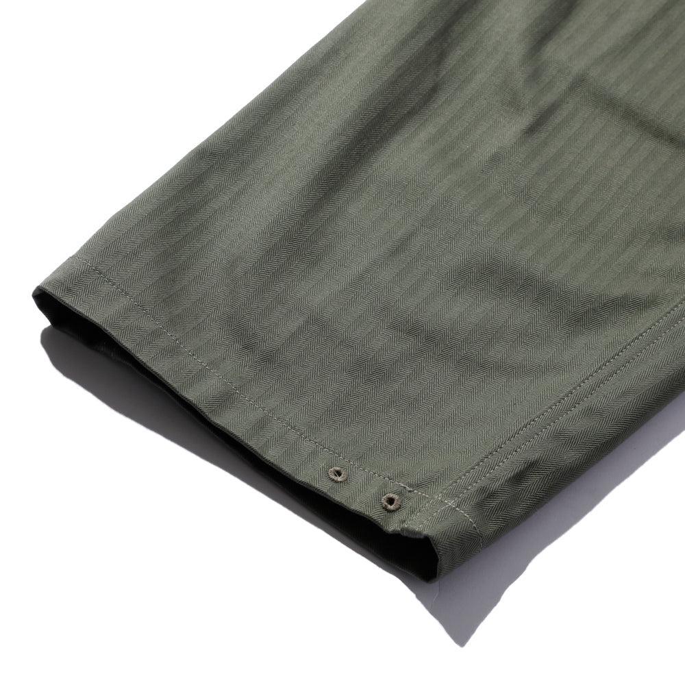 The Real McCoy's P-44 Utility Trousers Sage Green-Trousers-Clutch Cafe