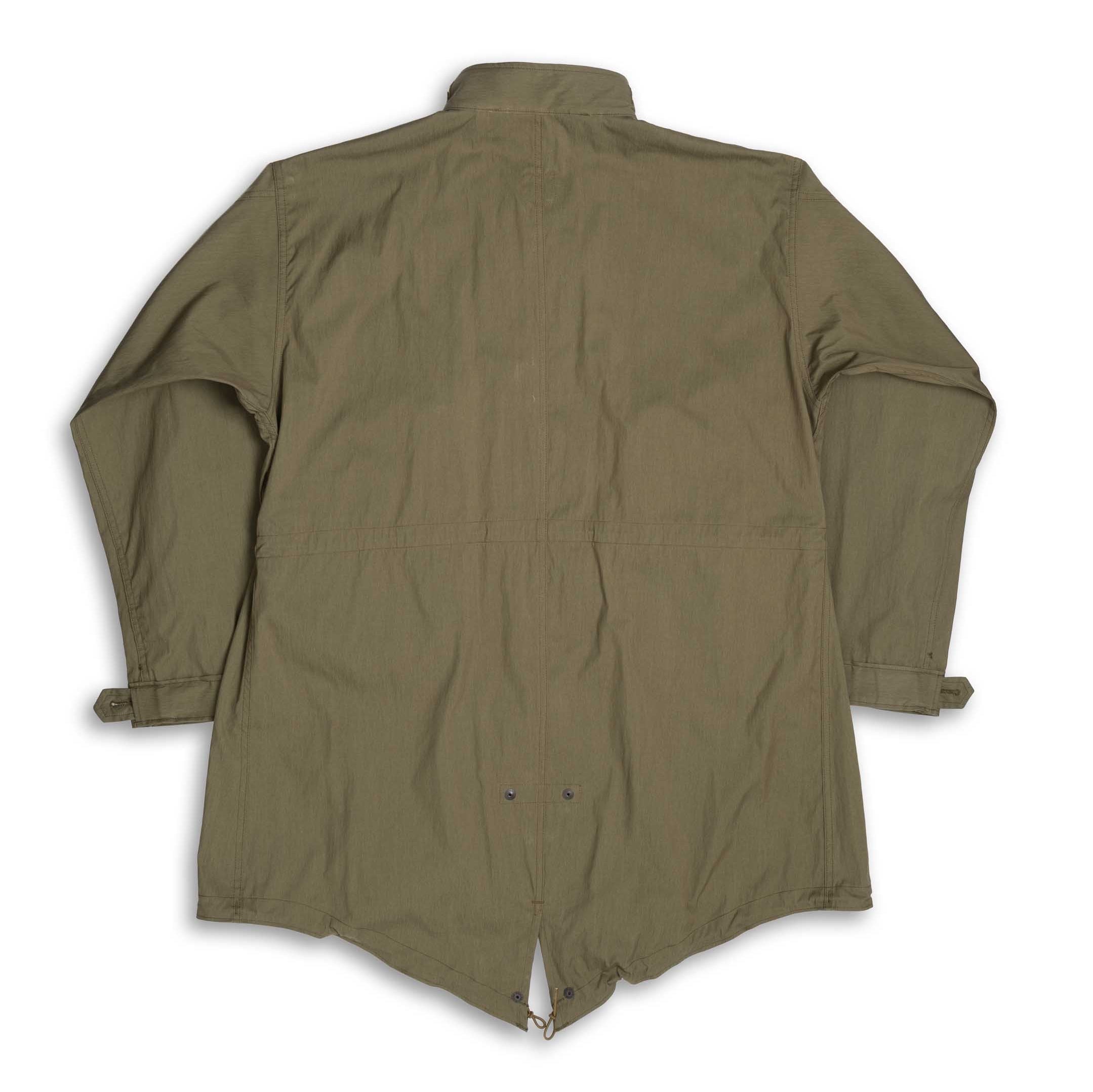 The Real McCoy's Parka, Man's M-65 Olive-Jacket-Clutch Cafe