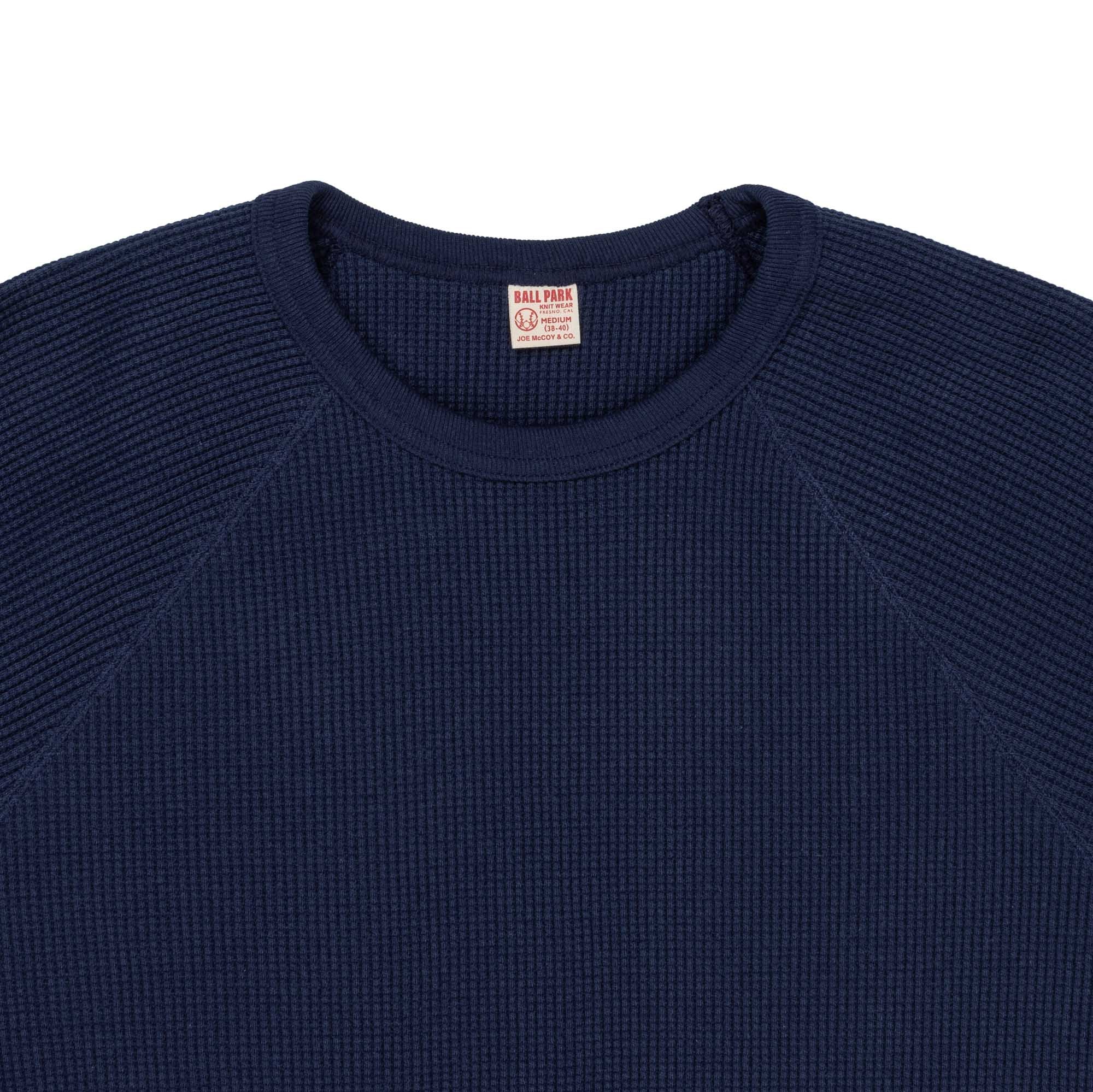 The Real McCoy's Summer Thermal Tee Navy-T-shirt-Clutch Cafe