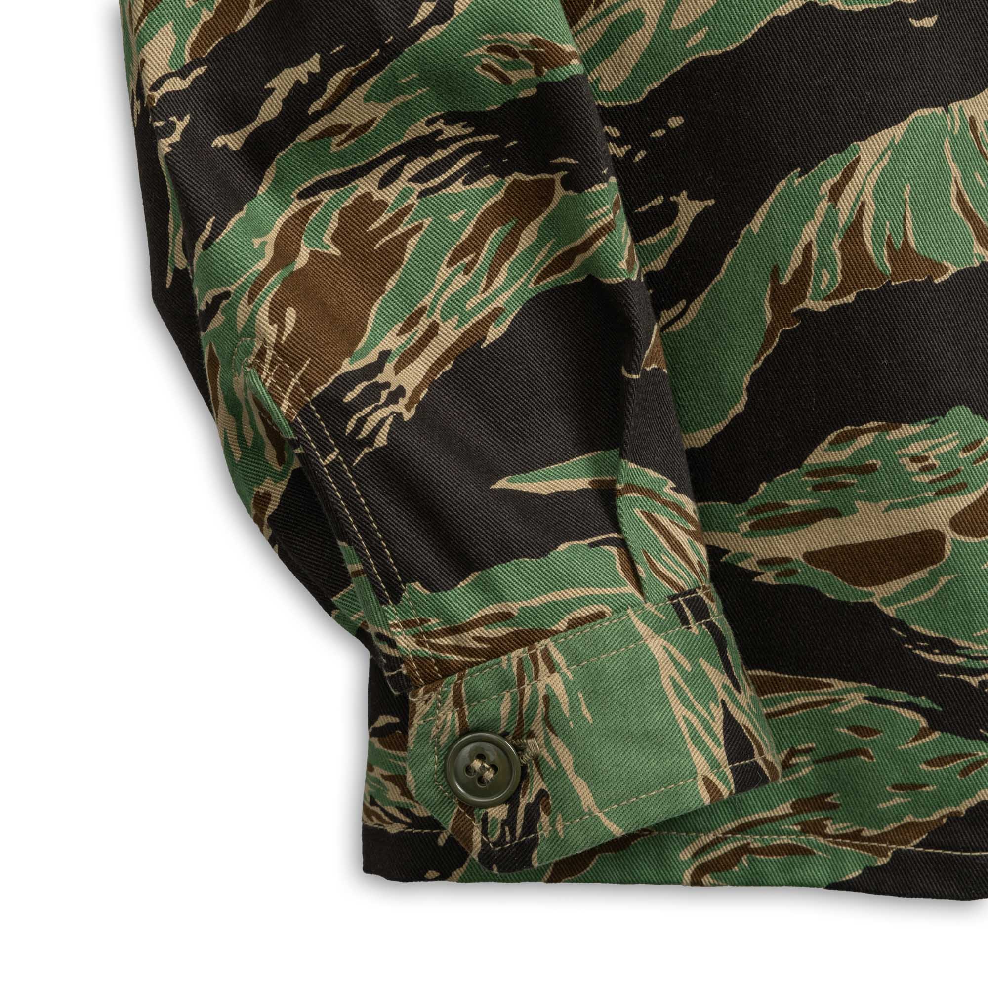 The Real McCoy's Tiger Camouflage Shirt / John Wayne-Leather Jacket-Clutch Cafe