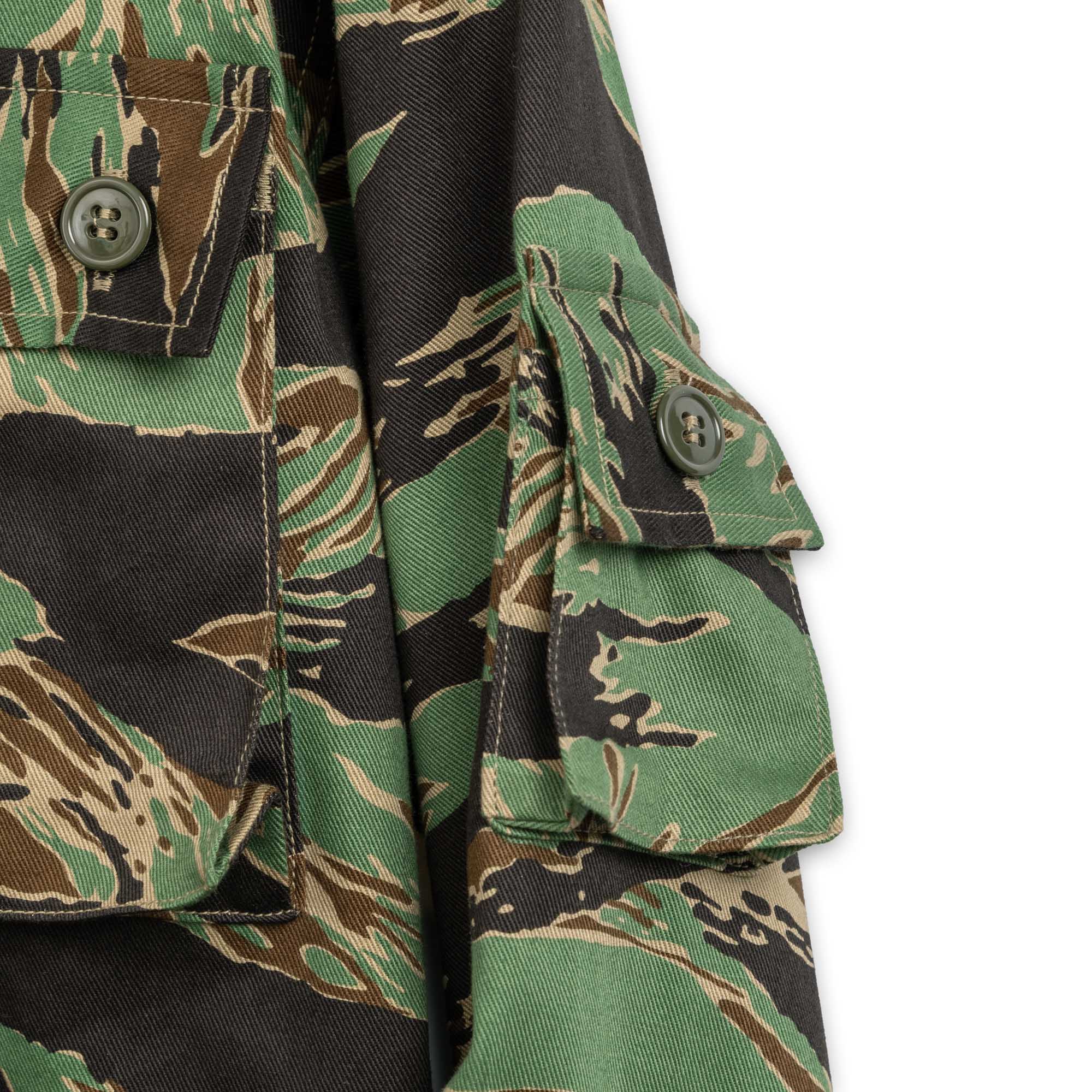 The Real McCoy's Tiger Camouflage Shirt / John Wayne-Leather Jacket-Clutch Cafe