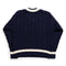 The Real McCoy's Tilden Knit Sweater Navy-Knitwear-Clutch Cafe
