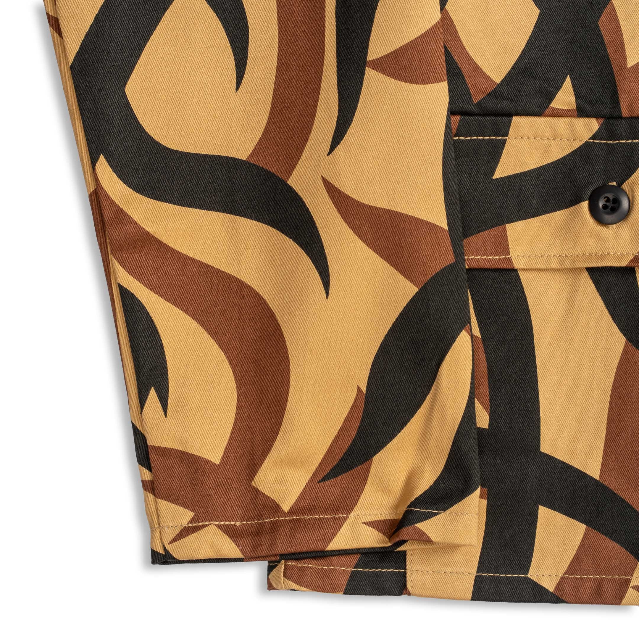 The Real McCoy's Tribal Camouflage Combat Jacket Beige-Jacket-Clutch Cafe