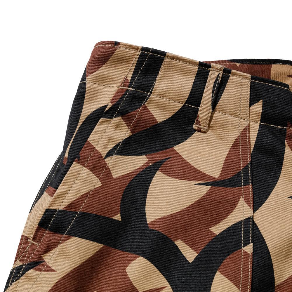 The Real McCoy's Tribal Camouflage Combat Trousers Beige-Clutch Cafe