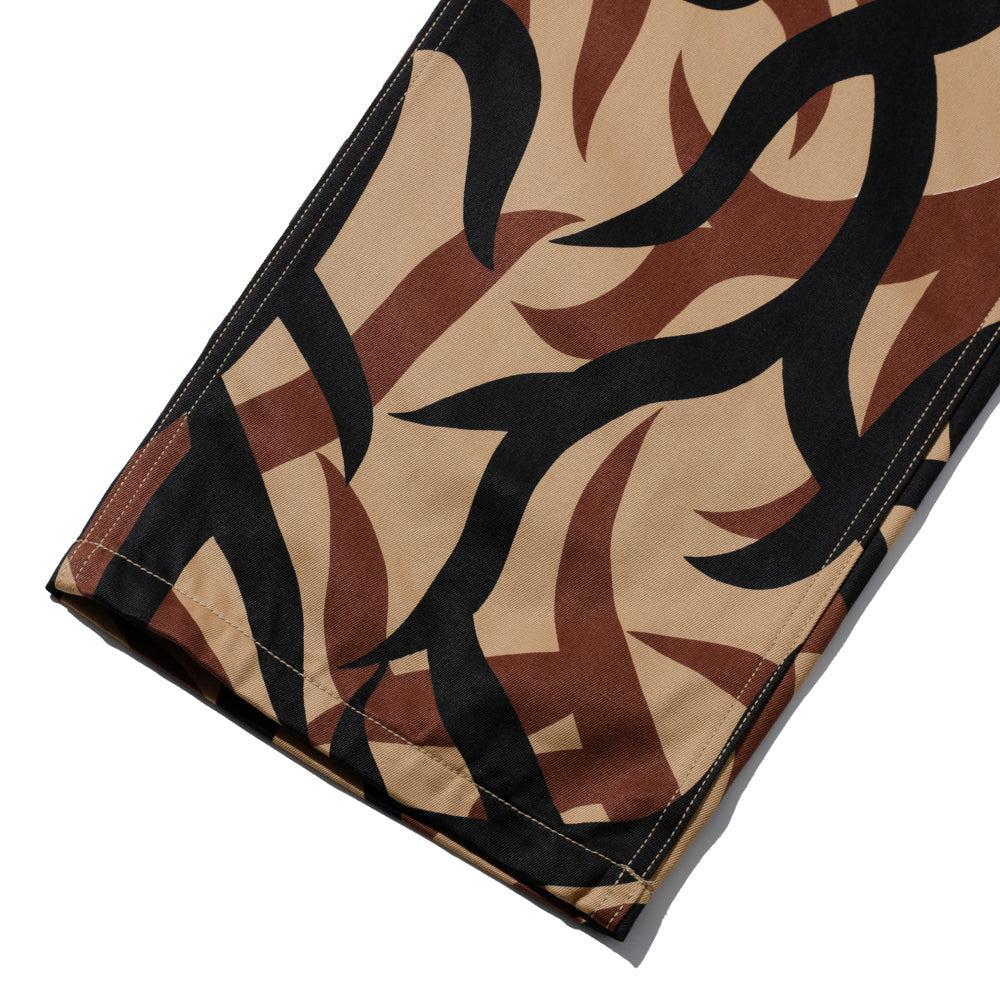 The Real McCoy's Tribal Camouflage Combat Trousers Beige-Clutch Cafe