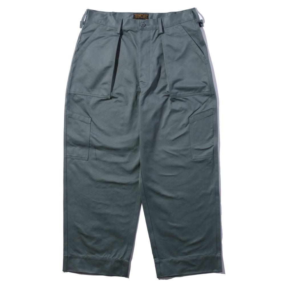 The Real McCoy's Trousers, Utility, Cotton / USAF Sage Green-Trousers-Clutch Cafe