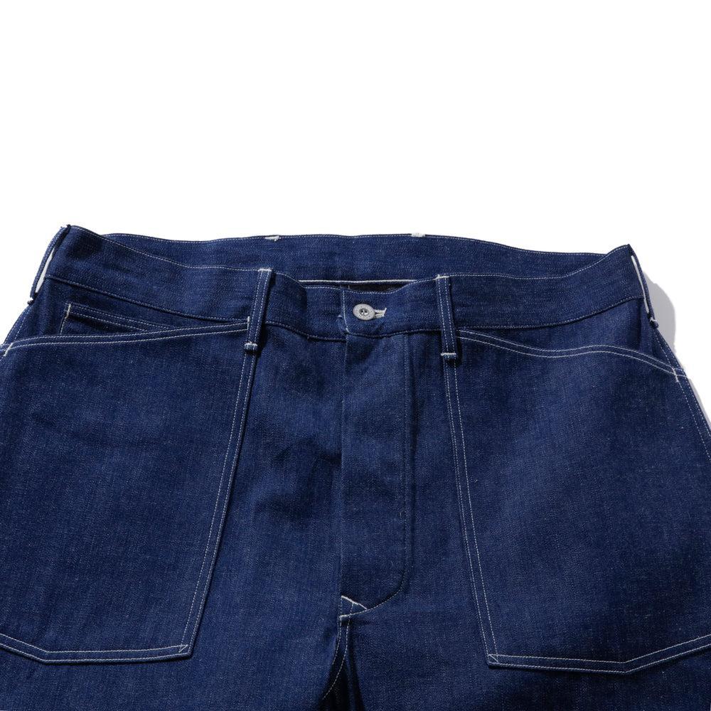 The Real McCoy's Trousers, Working, Denim Blue-Trousers-Clutch Cafe