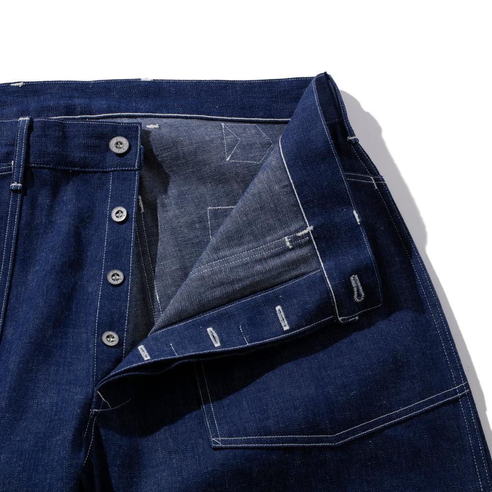 The Real McCoy's Trousers, Working, Denim Blue-Trousers-Clutch Cafe