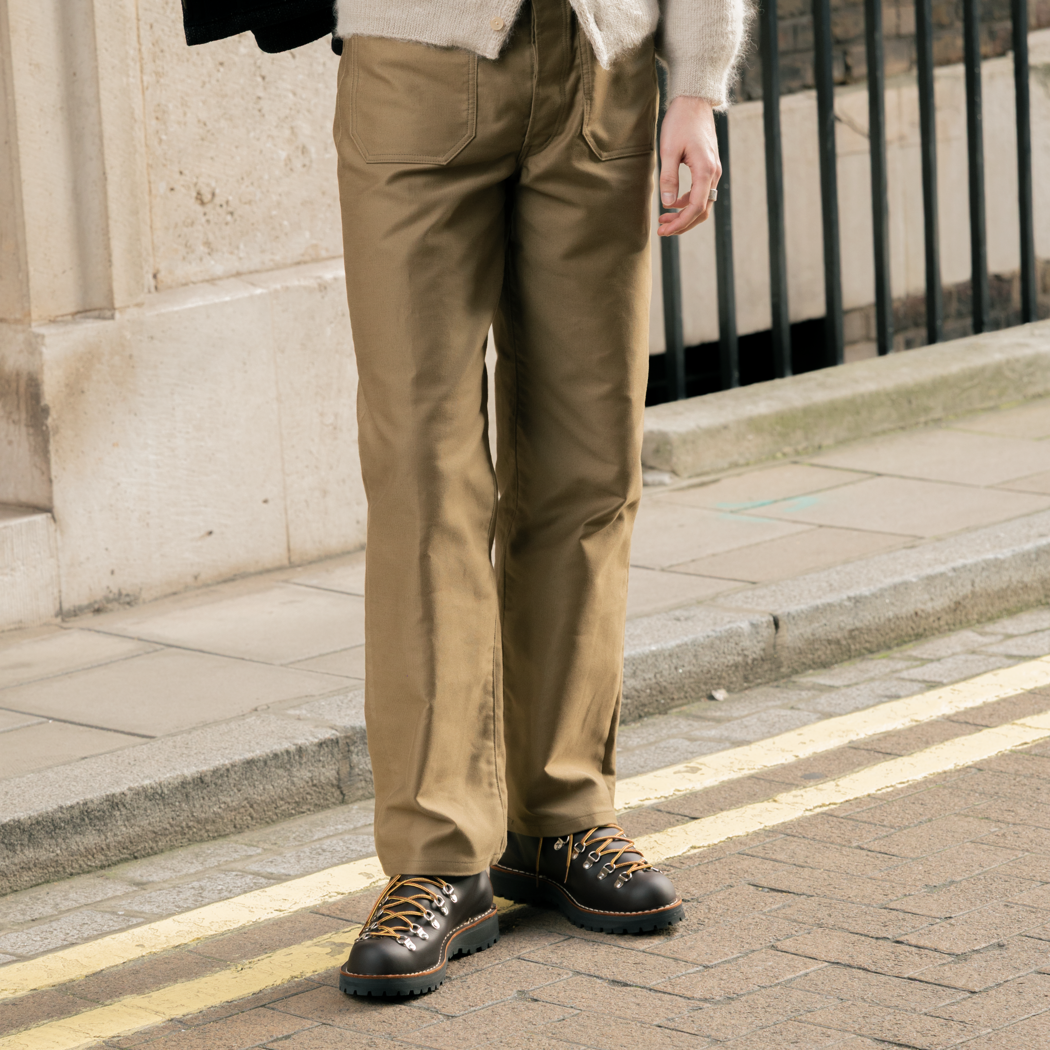 The Real McCoy's USN N-1 Trousers Modify / Khaki-Trousers-Clutch Cafe