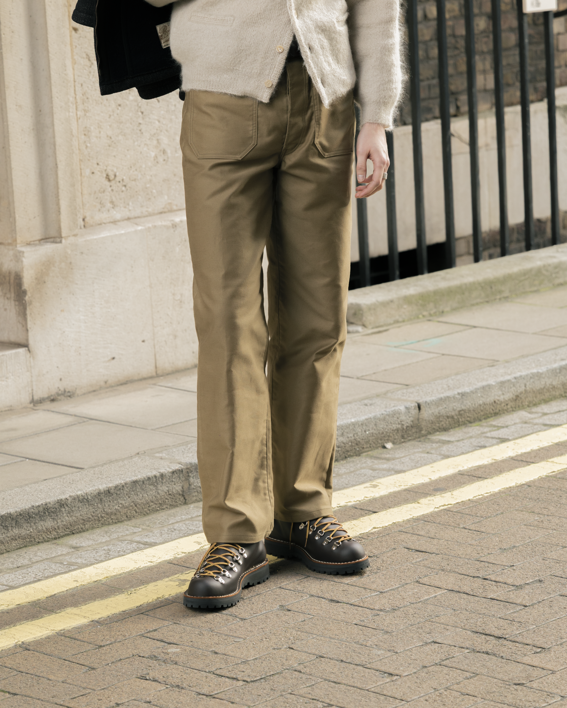 The Real McCoy's USN N-1 Trousers Modify / Khaki-Trousers-Clutch Cafe