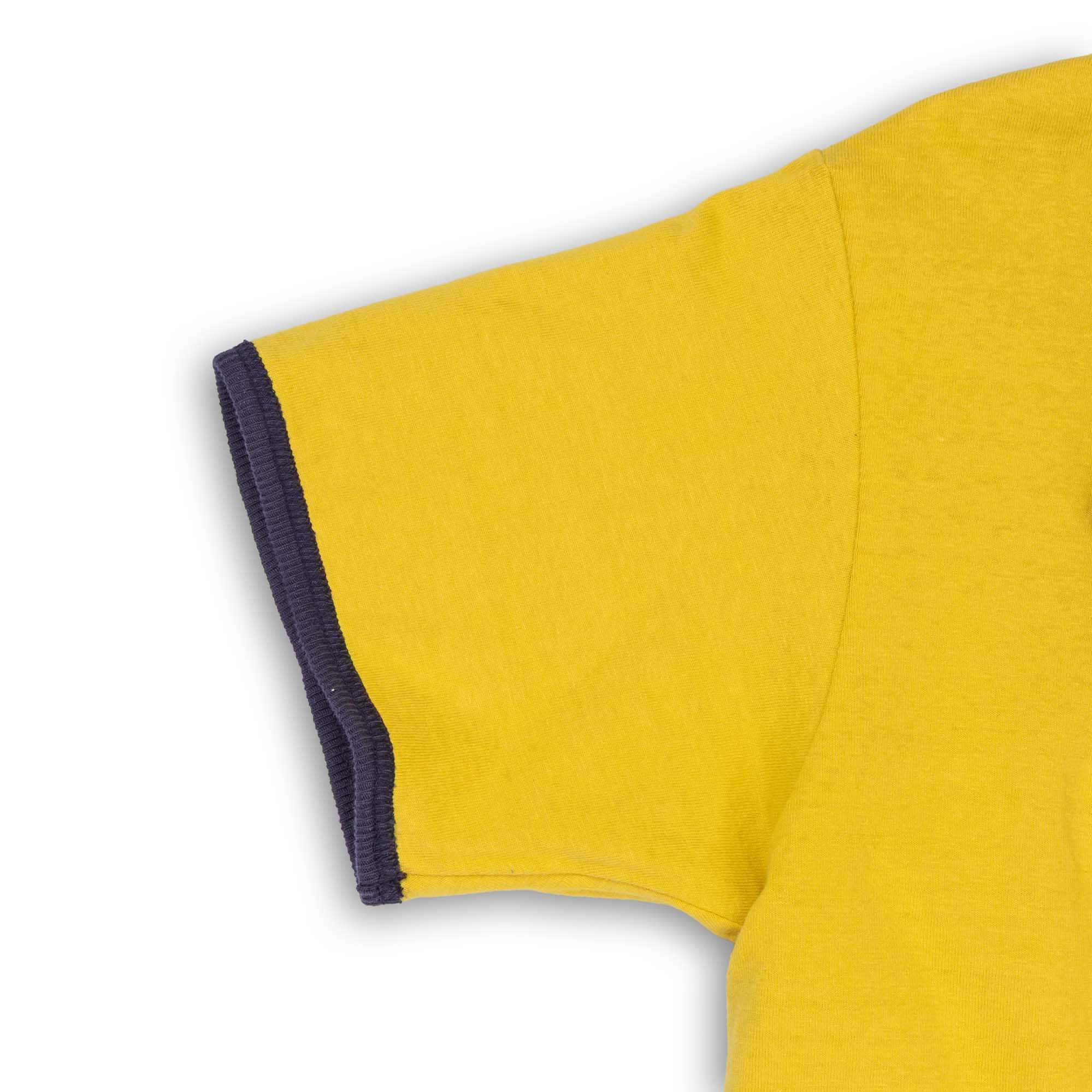 The Real McCoy's USN Reversible T-shirt Navy/Yellow-T-Shirt-Clutch Cafe
