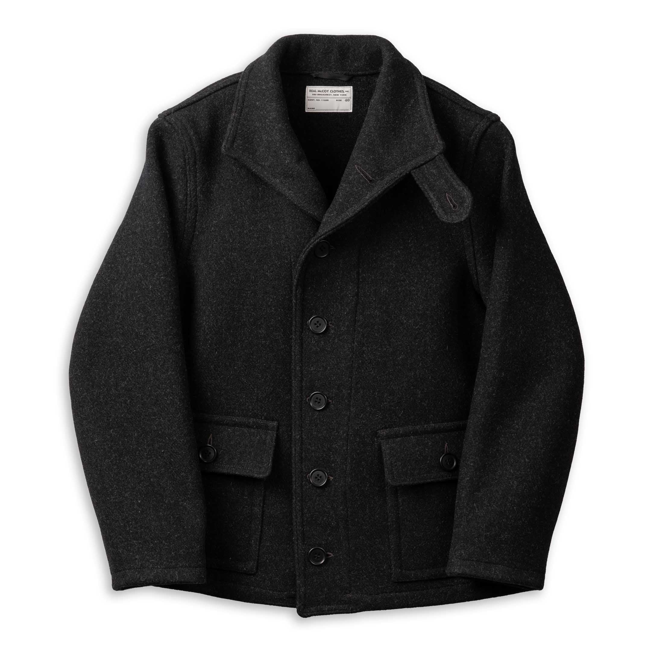 The Real McCoy's U.S. Navy Submarine Jacket Charcoal – Clutch Cafe