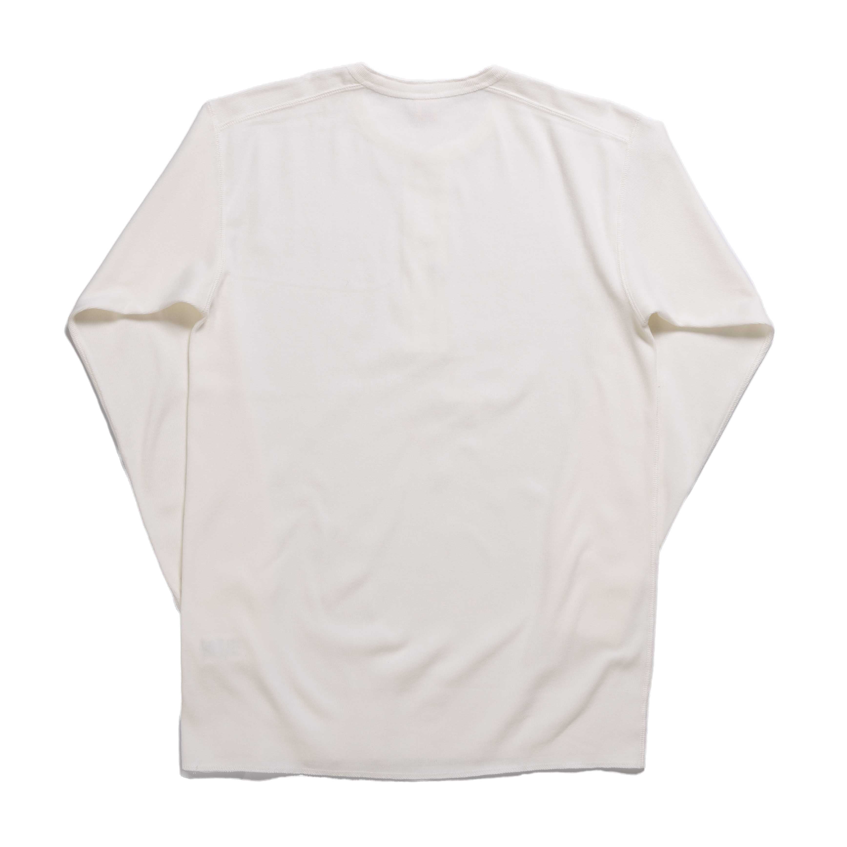 The Real McCoy's Union Henley Undershirt L/S White-Henley-Clutch Cafe