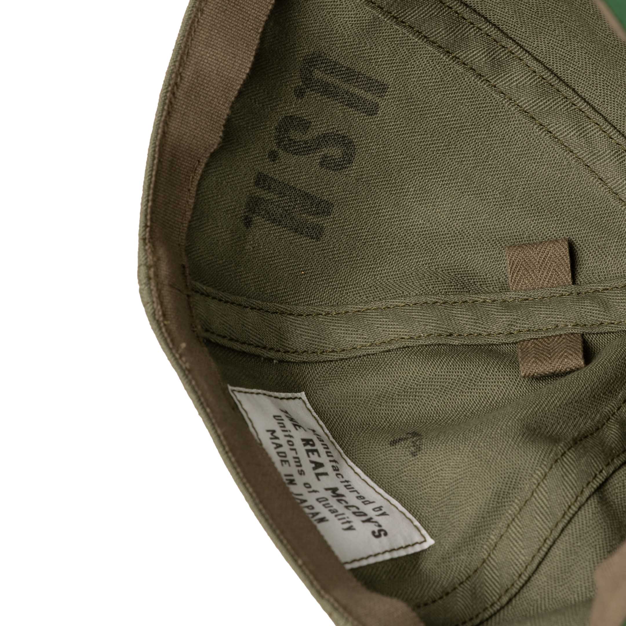 The Real McCoy's Utility Cap, N3, Olive-Cap-Clutch Cafe
