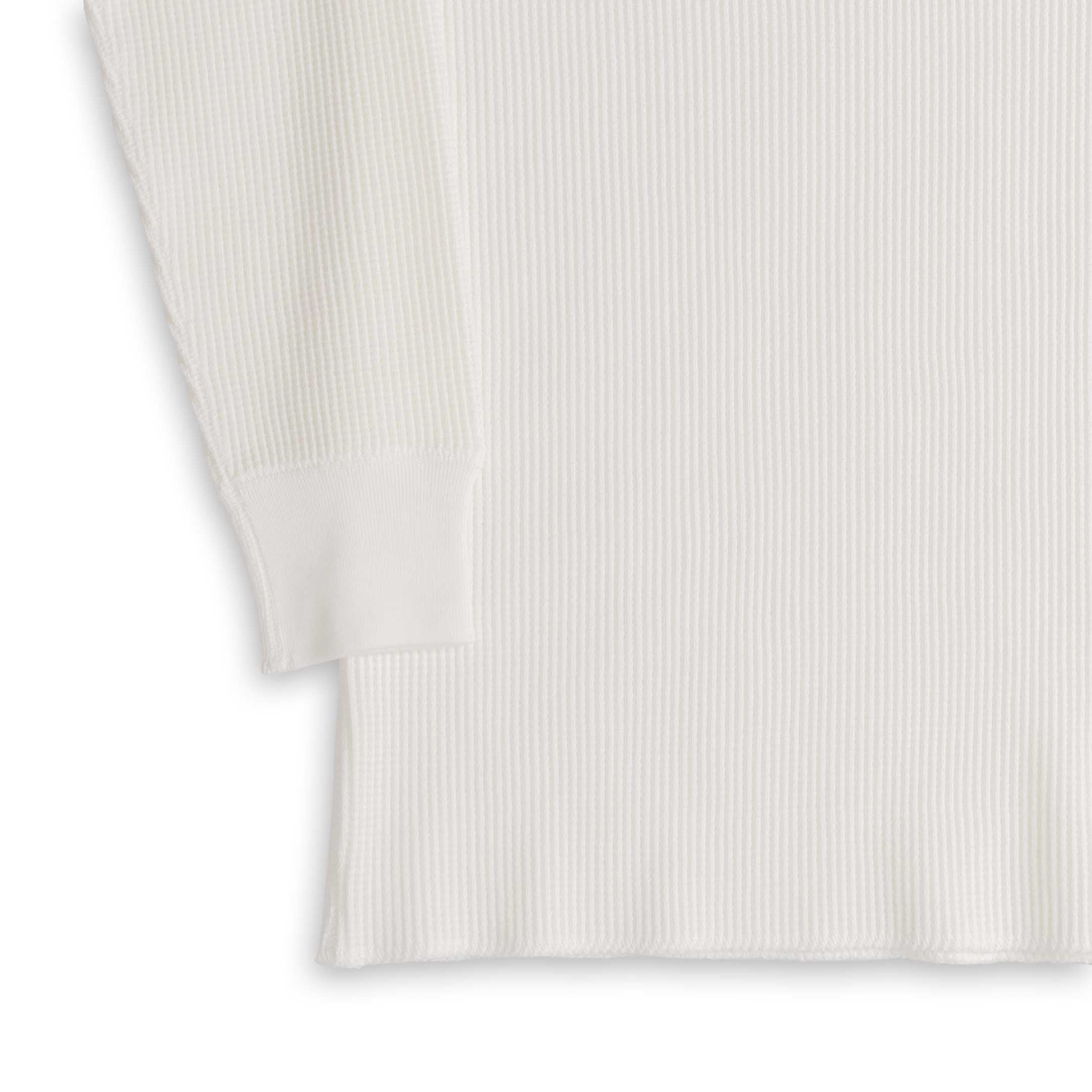 The Real McCoy's Waffle Thermal Henley Undershirt Medium White-Henley-Clutch Cafe