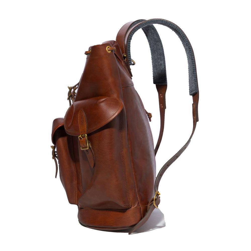 Vasco Leather Army Rucksack Camel-rucksack-Clutch Cafe