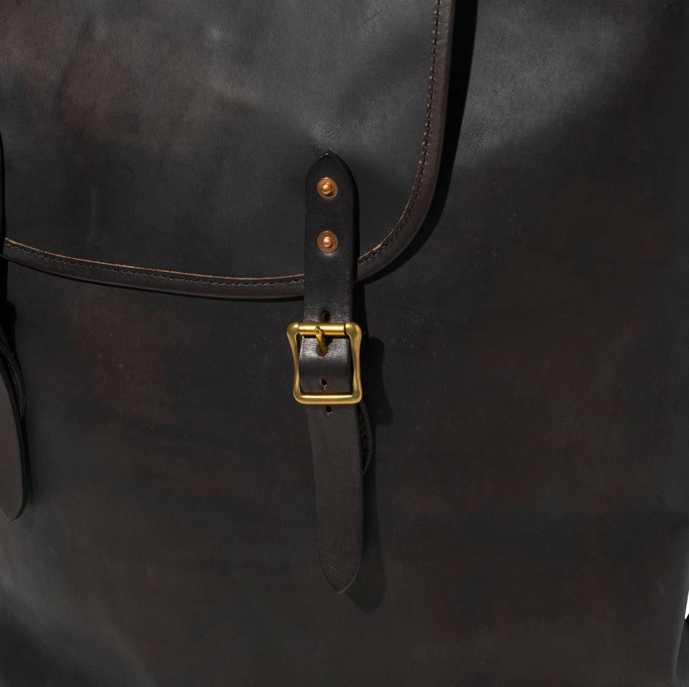 Vasco Leather Army Rucksack Type II Black-rucksack-Clutch Cafe