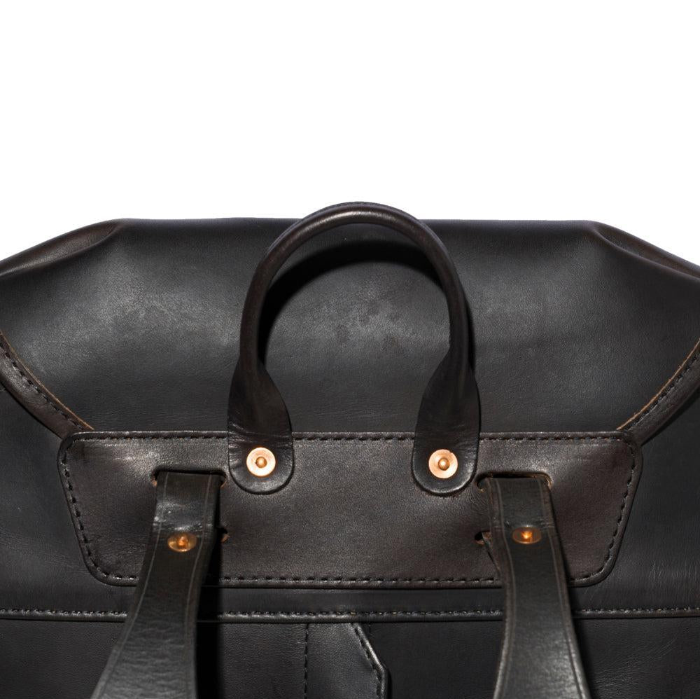 Vasco Leather Army Rucksack Type II Black-rucksack-Clutch Cafe