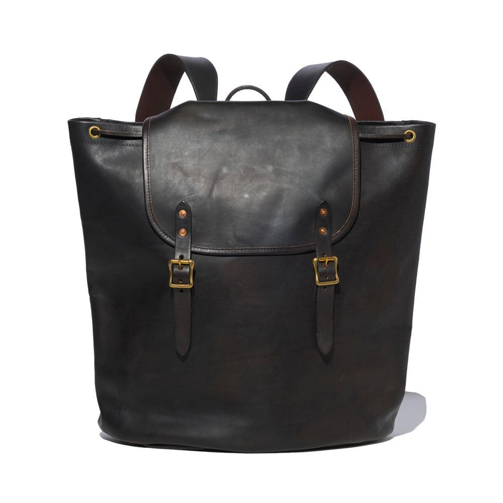 Vasco Leather Army Rucksack Type II Black-rucksack-Clutch Cafe