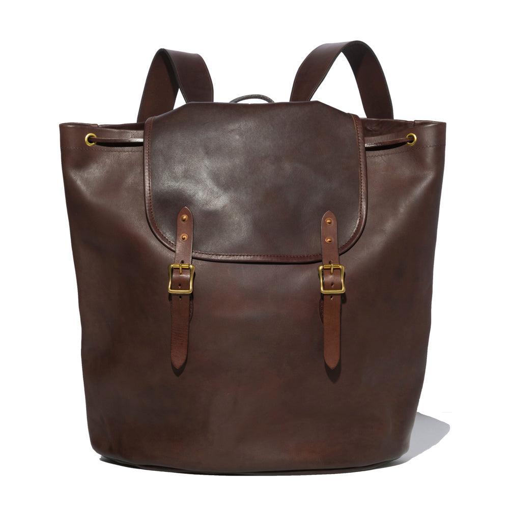 Vasco Leather Army Rucksack Type II Brown-rucksack-Clutch Cafe