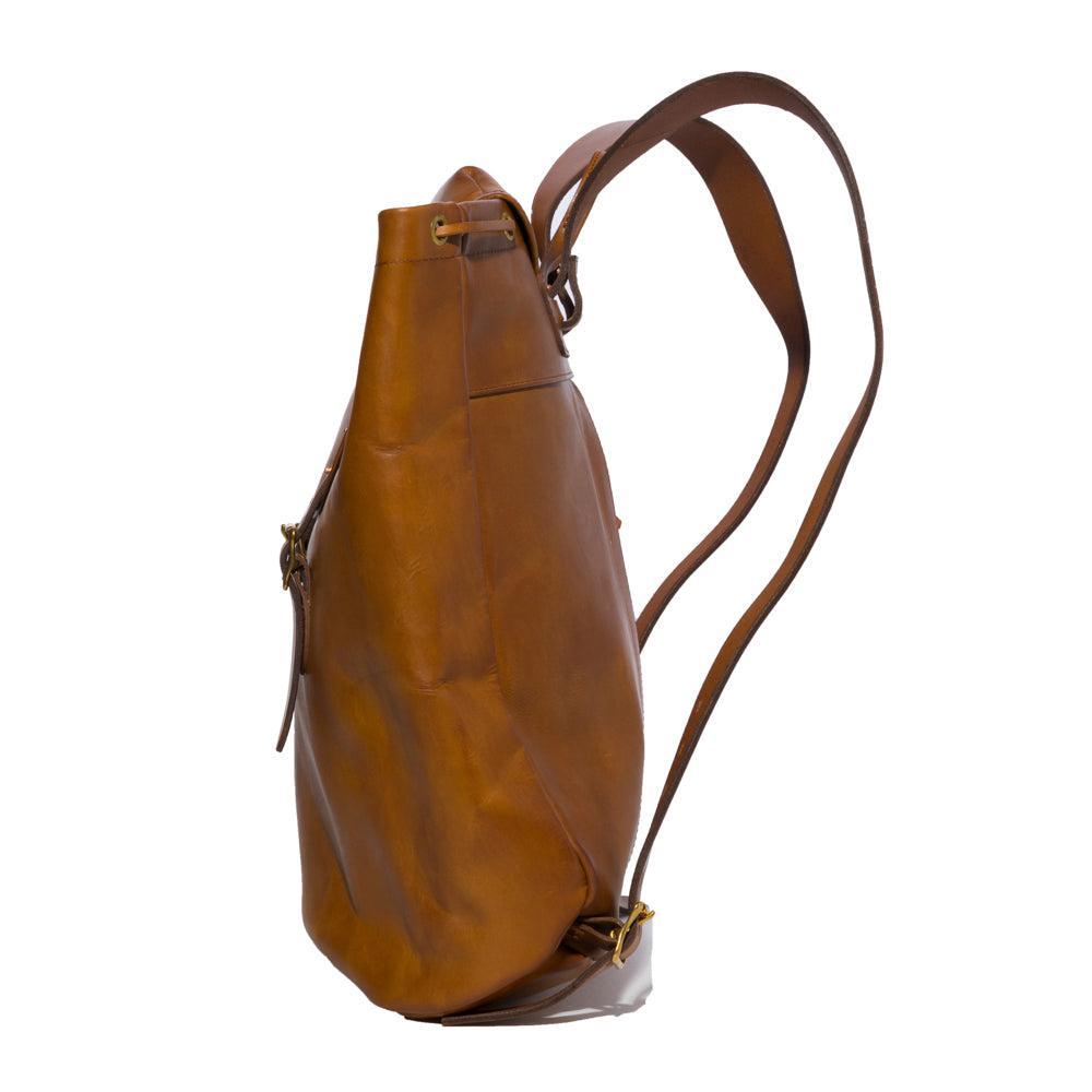 Vasco Leather Army Rucksack Type II Sand-rucksack-Clutch Cafe