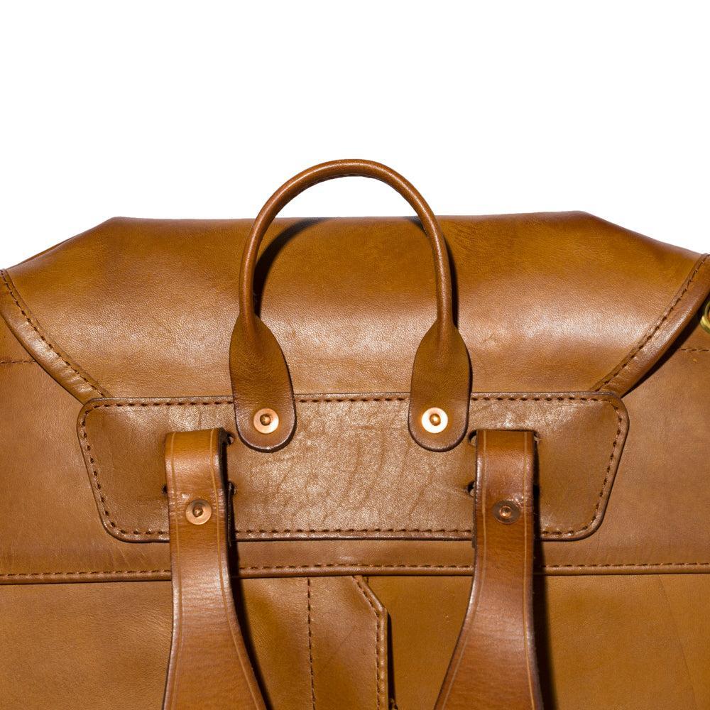 Vasco Leather Army Rucksack Type II Sand-rucksack-Clutch Cafe