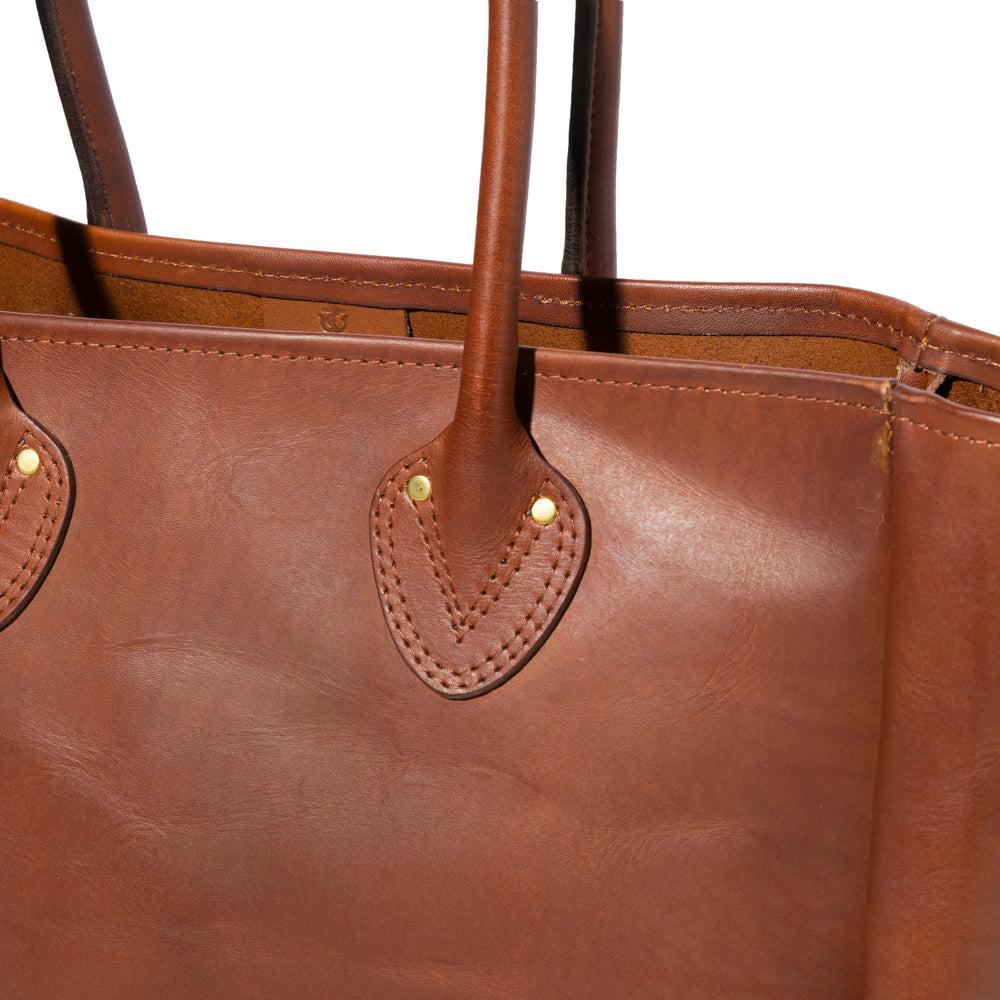 Vasco Leather Old Tote Bag Camel-Bag-Clutch Cafe