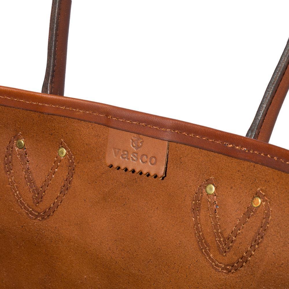 Vasco Leather Old Tote Bag Camel-Bag-Clutch Cafe