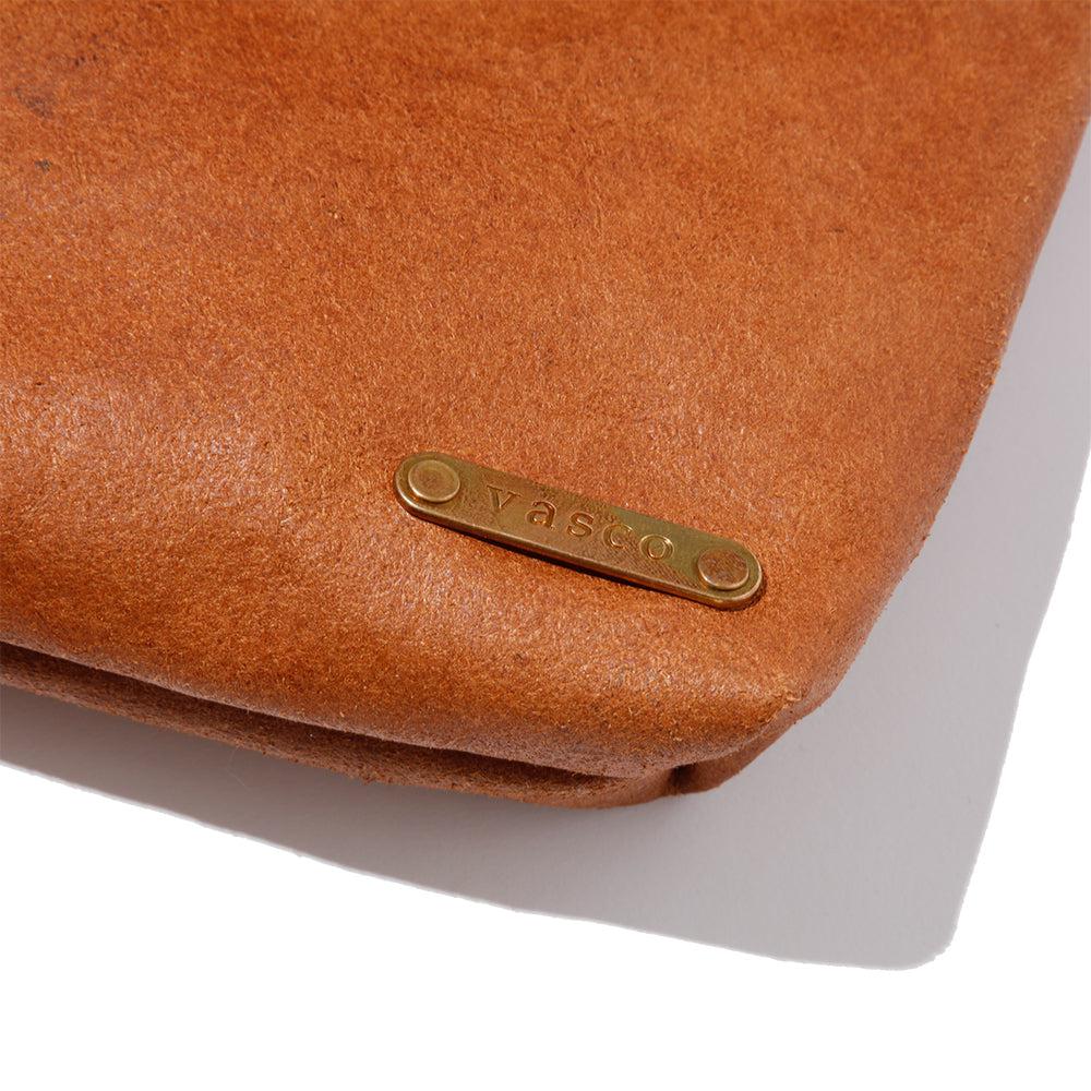 Vasco Leather Travel Pouch Camel Roughout-Bag-Clutch Cafe